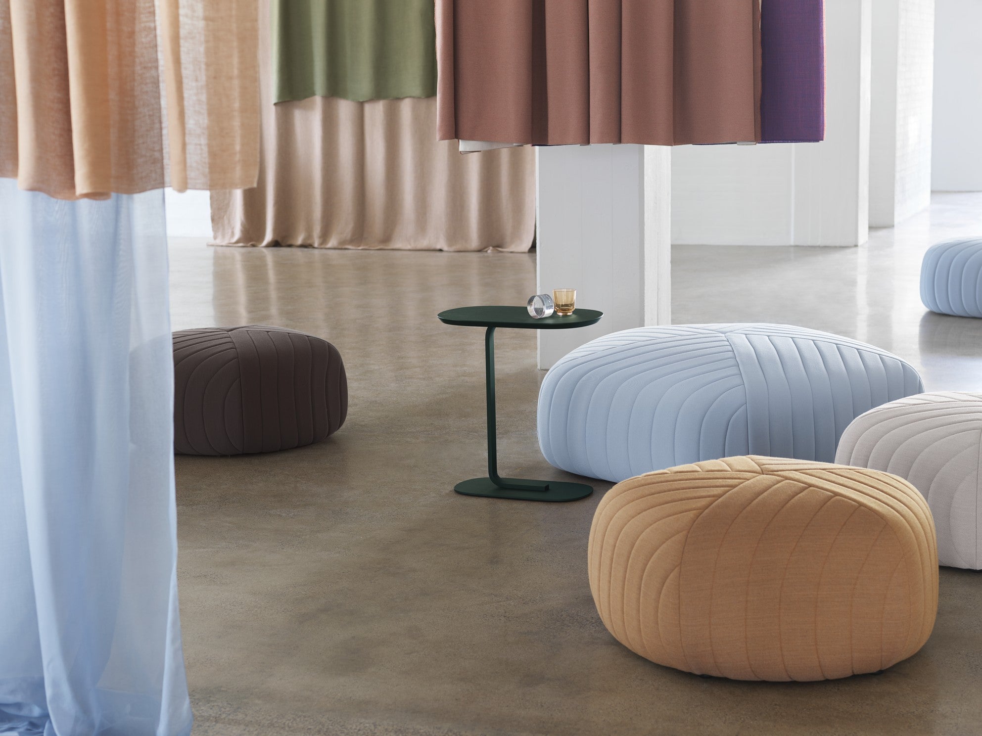 RELATE Dark Green Side Table