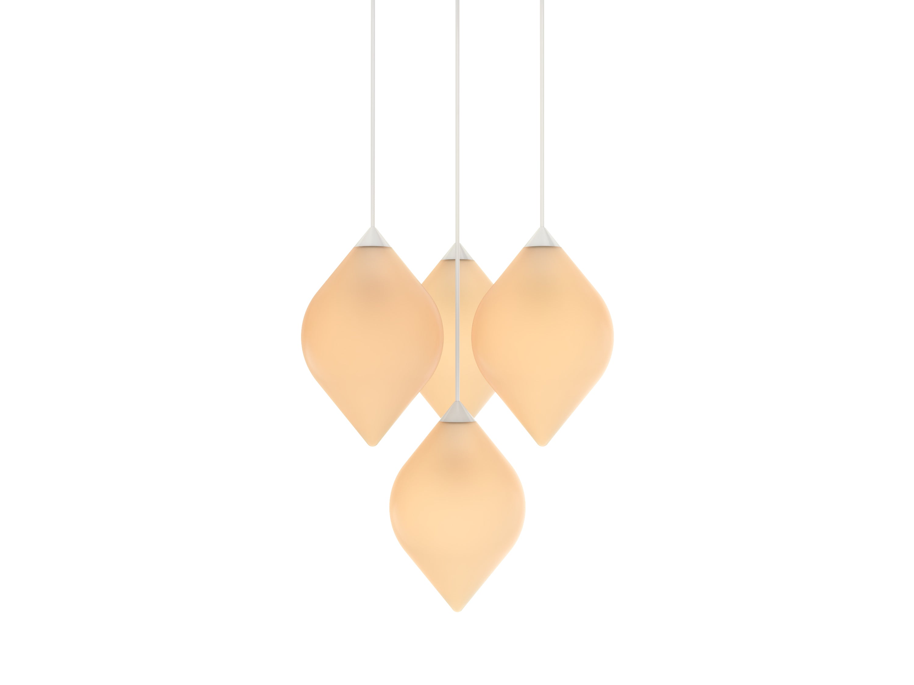 FLARE TOP Pendant Lamp with Opal Shade