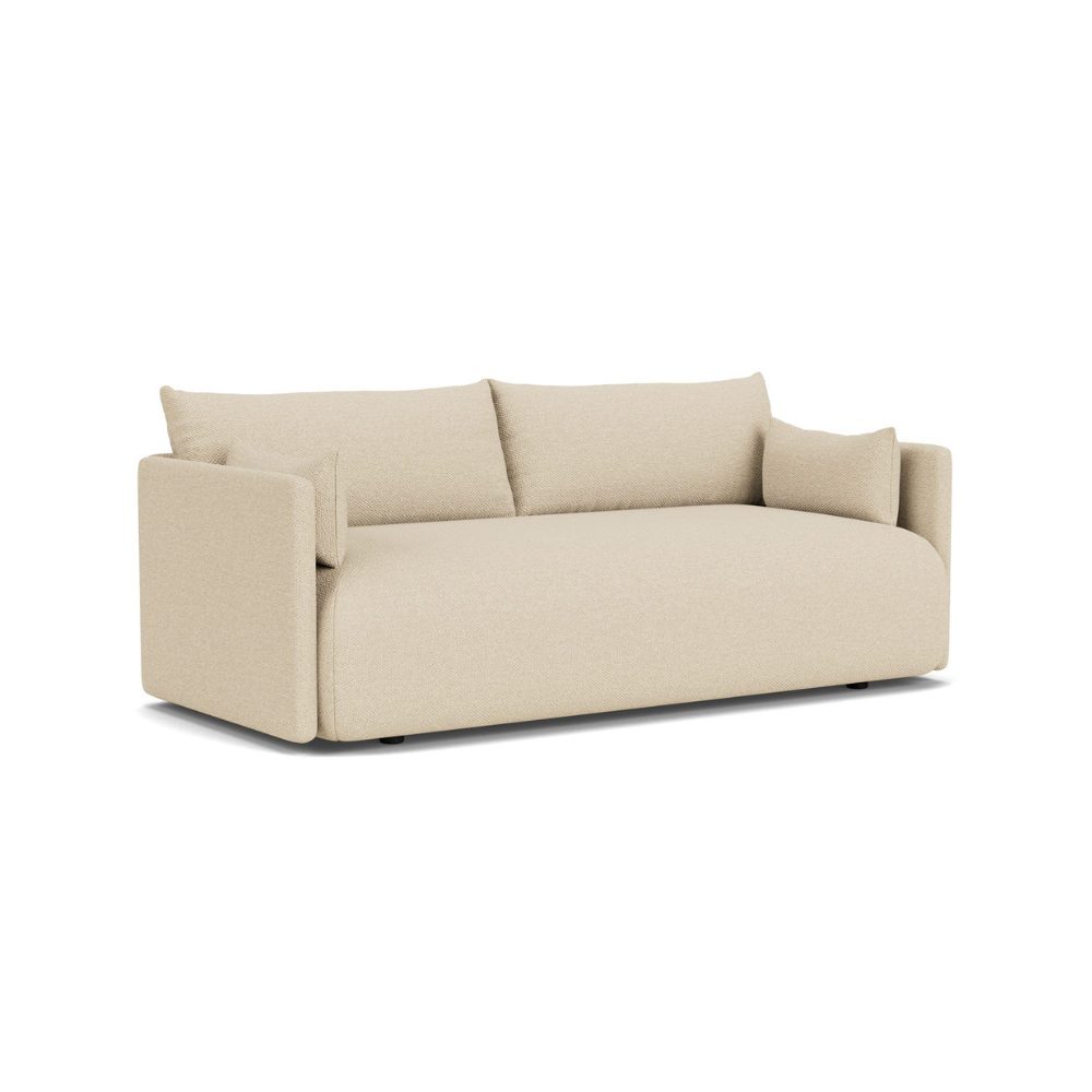 2-seater OFFSET sofa light beige