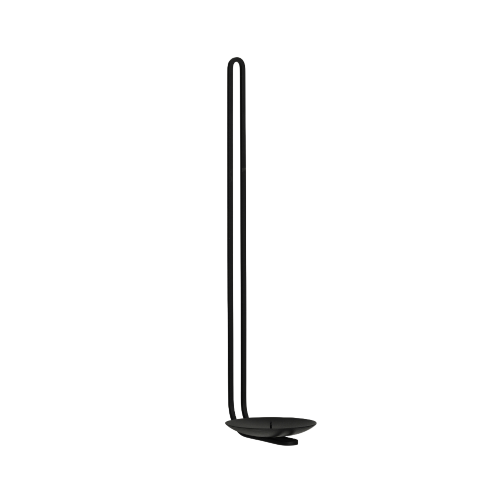 Black wall candle holder CLIP