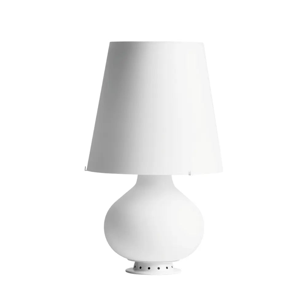 Lampa stołowa FONTANA 1853 białe satynowe szkło dmuchane – Fontana Arte