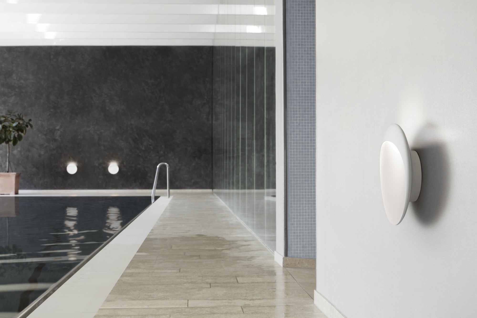 Wandleuchte FLINDT weiß