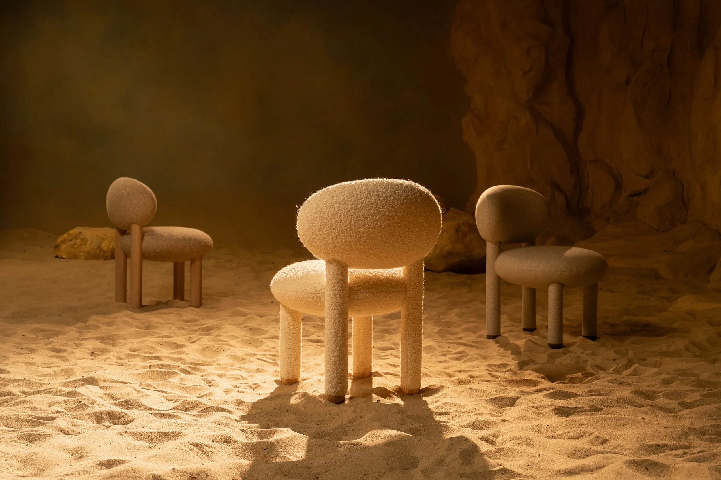 Upholstered FLOCK CS1 Chair