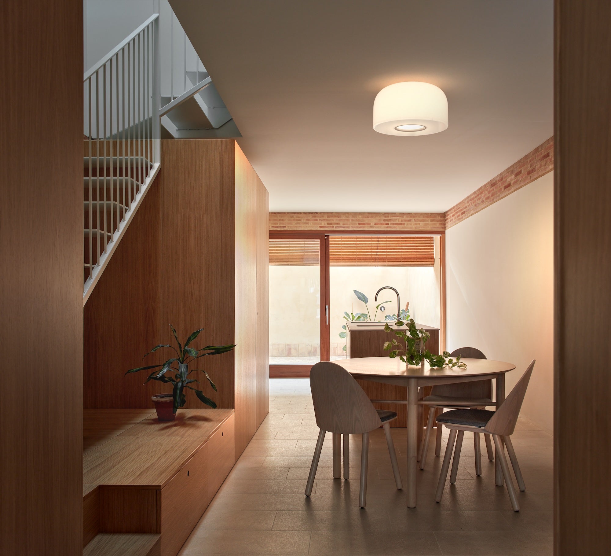 Deckenleuchte BELLHOP GLASS weiß