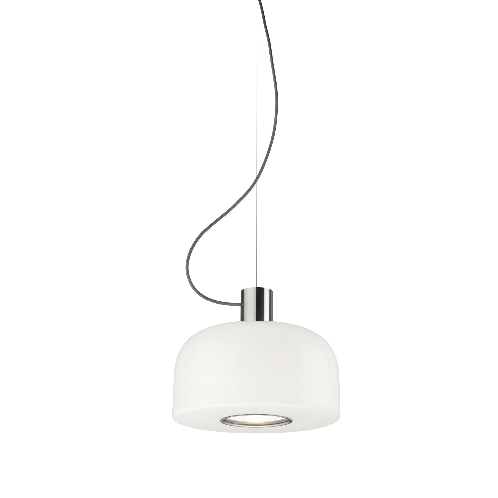 BELLHOP GLASS Silver Pendant Lamp