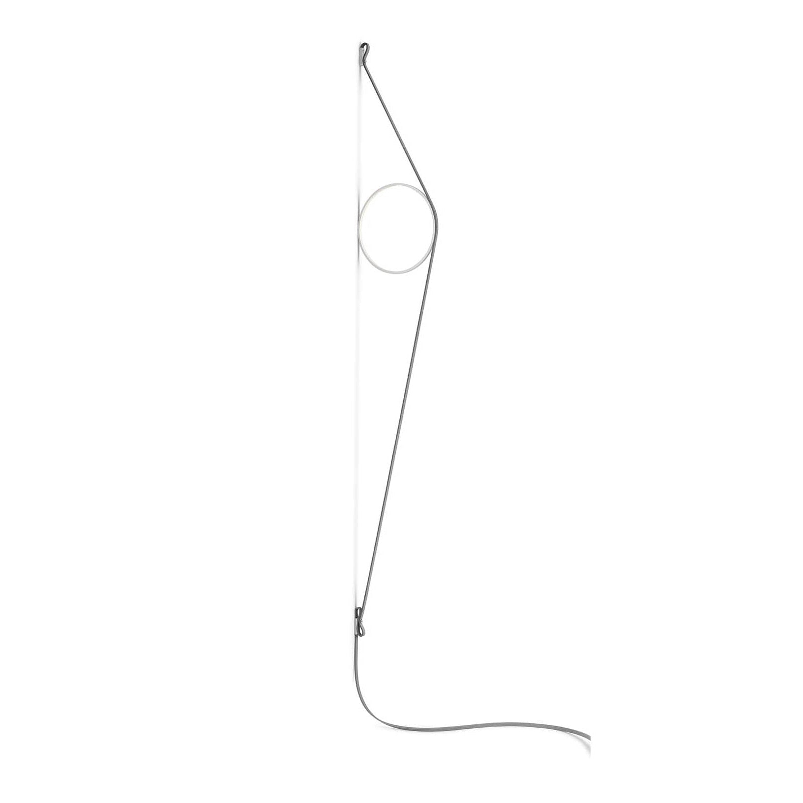 Wandleuchte WIRERING grau mit Weiß