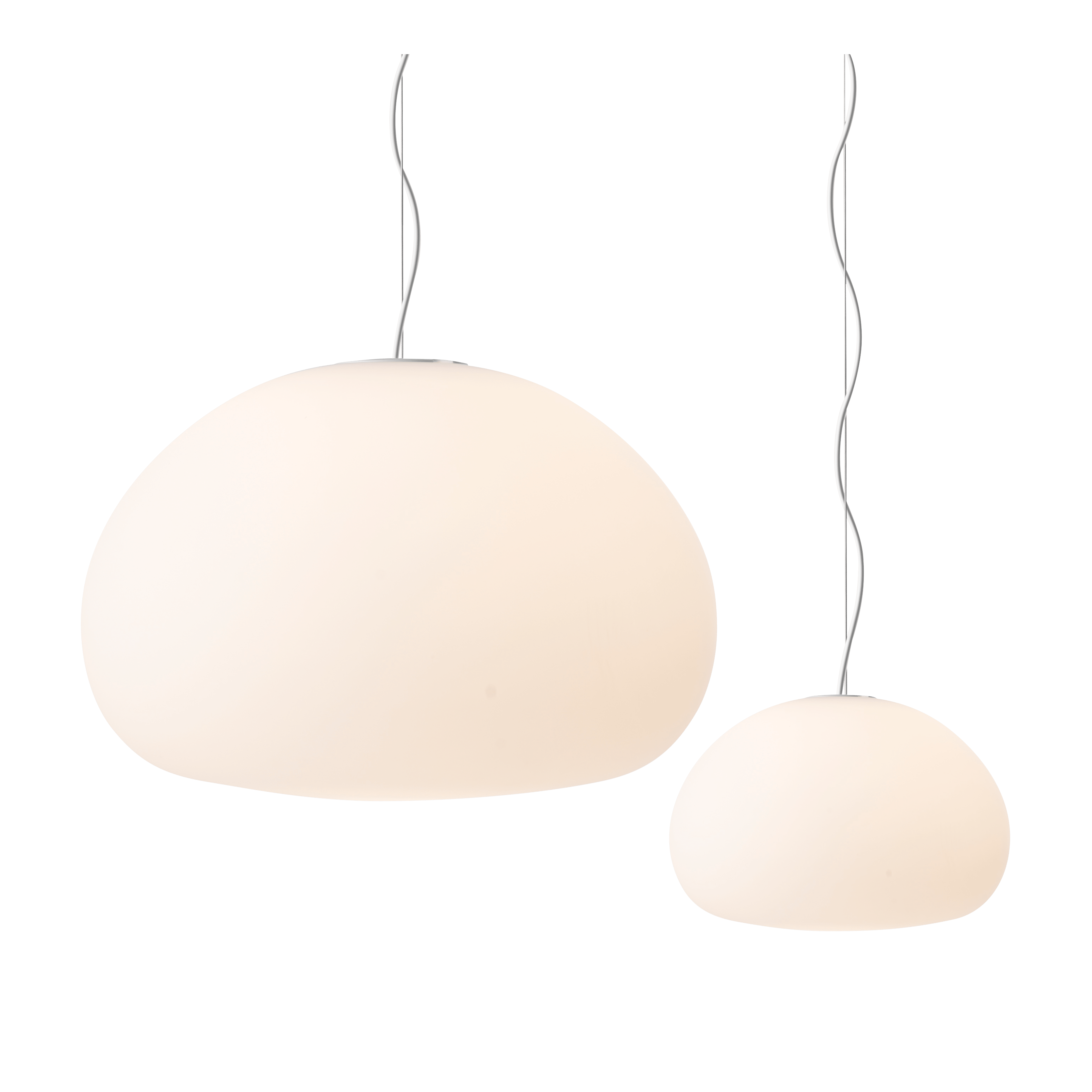 FLUID opal glass pendant lamp
