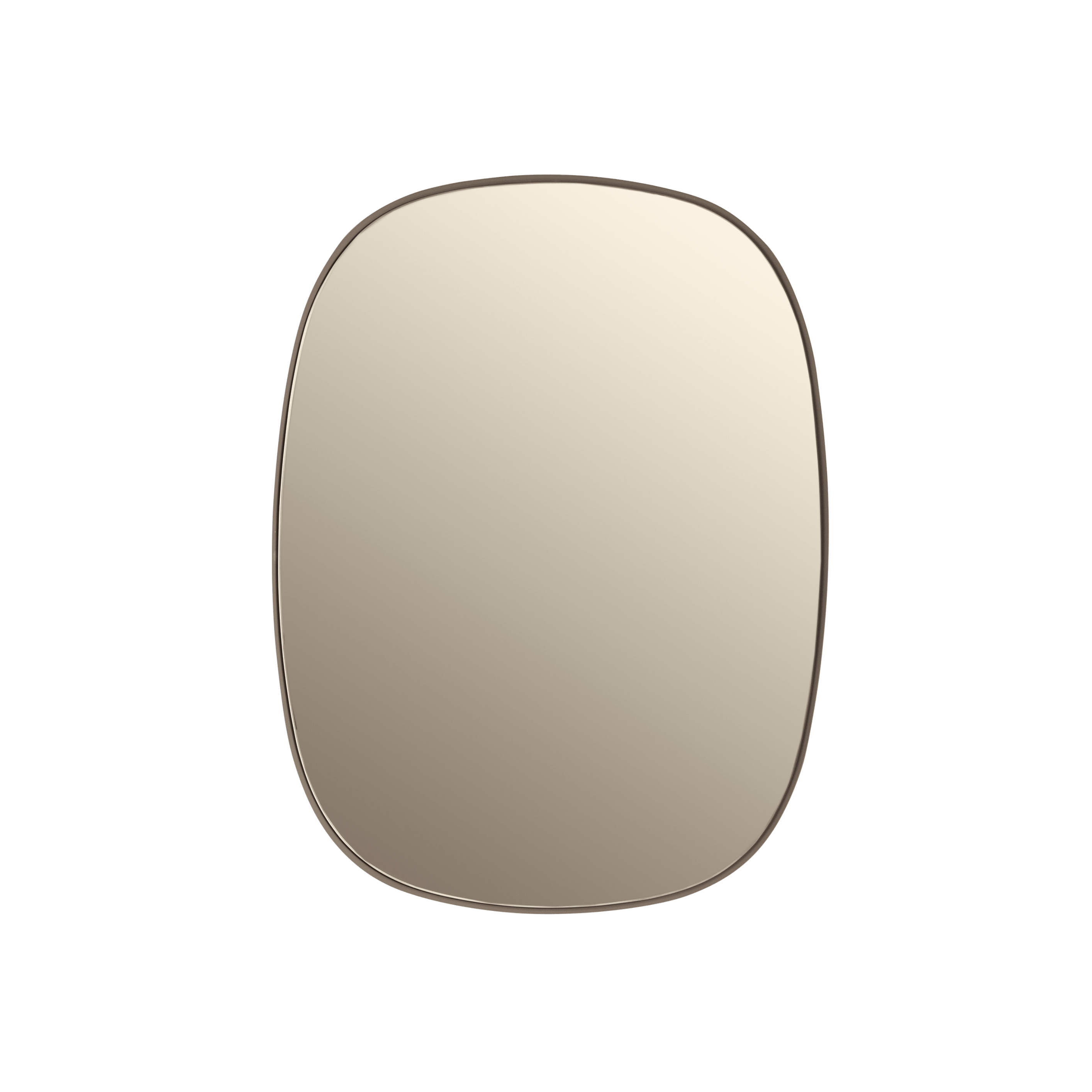 Framed Mirror Taupe