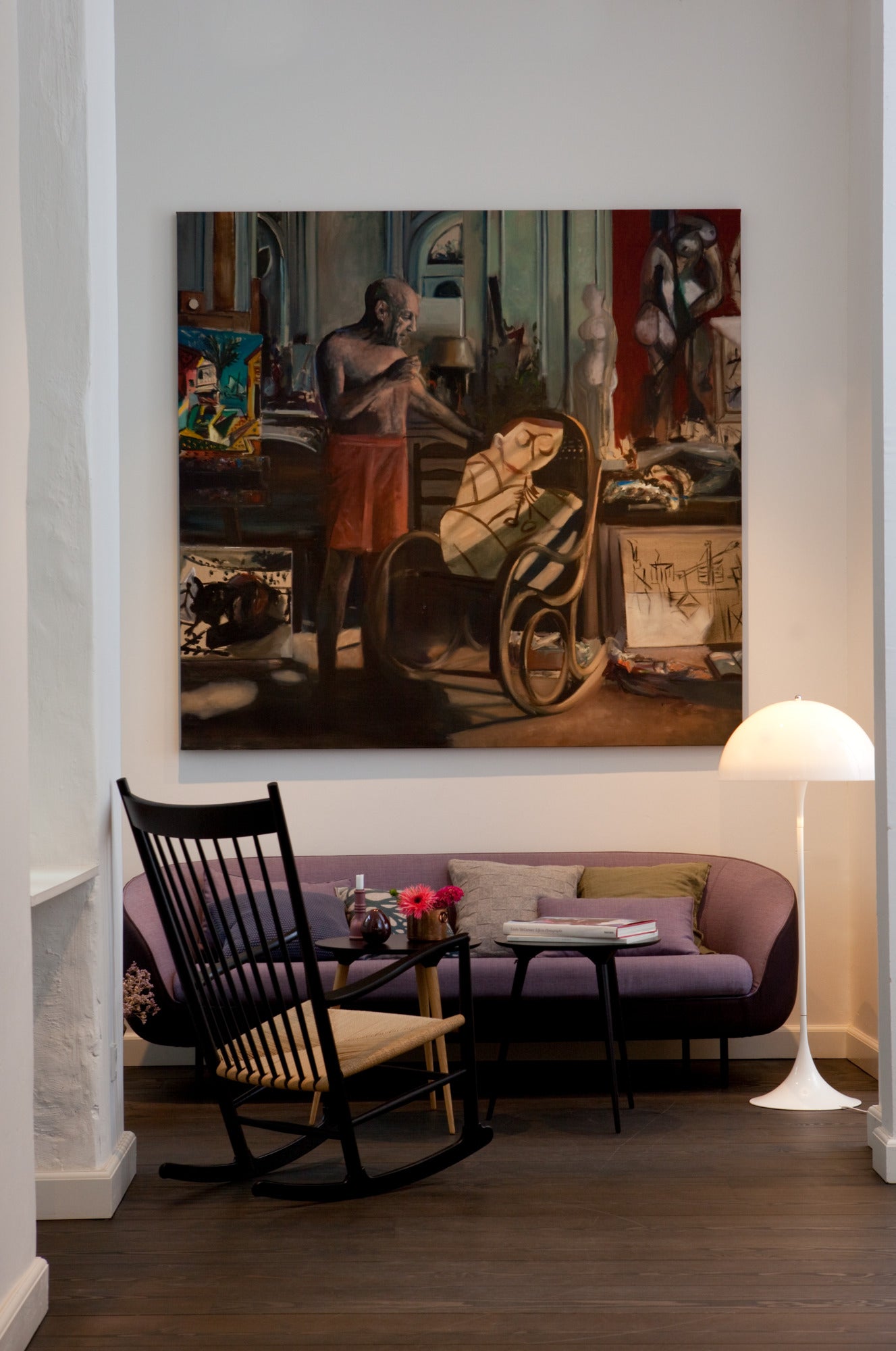 PANTHELLA Floor Lamp White