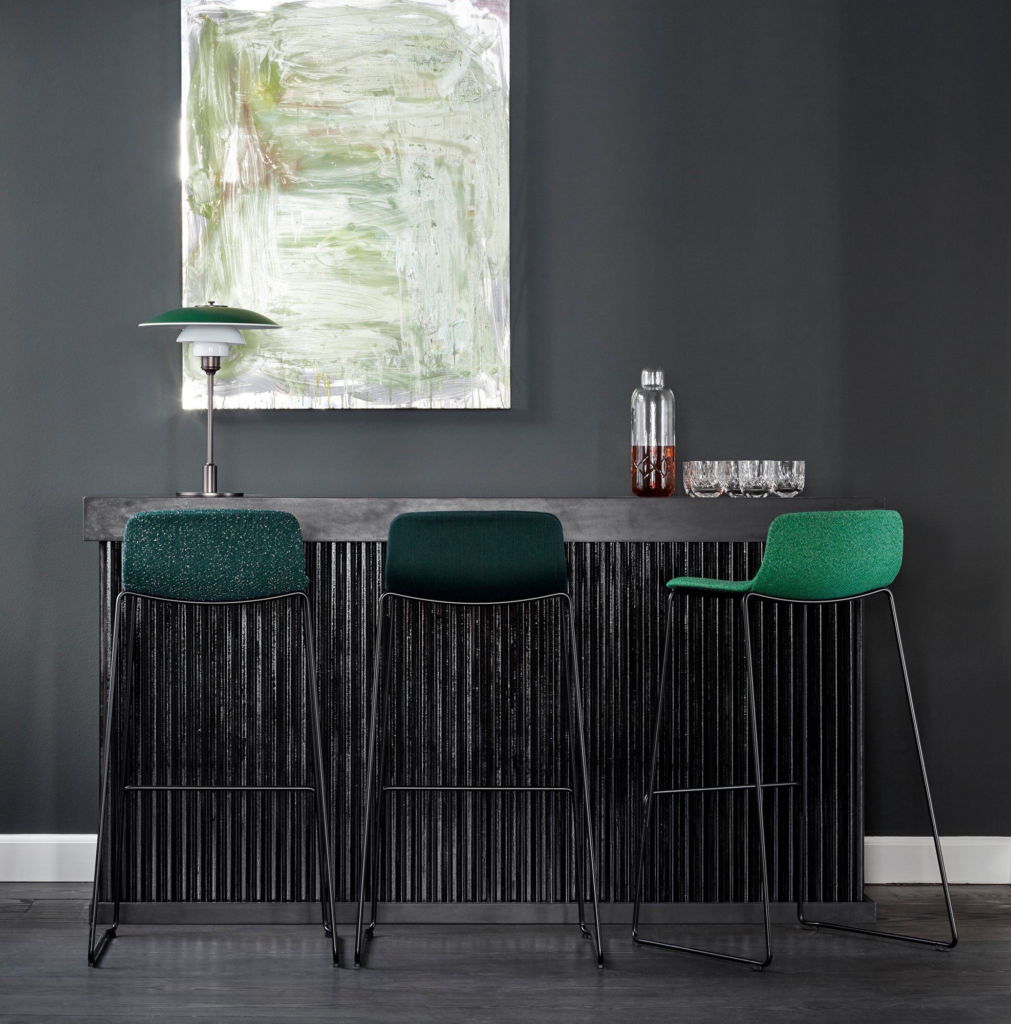 Tischlampe PH 3½-2½ grün