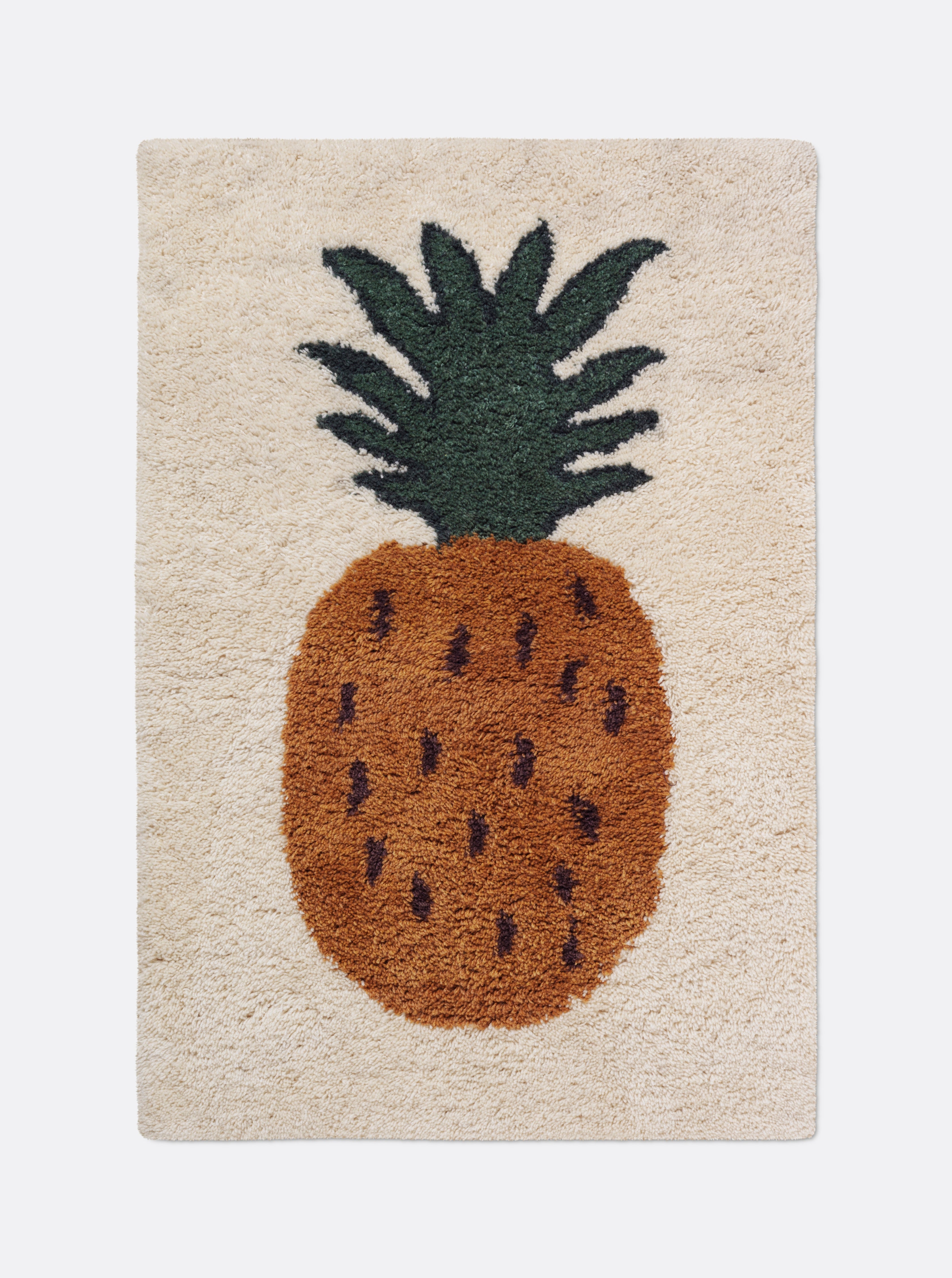 Kinderteppich FRUITICANA ANANAS beige
