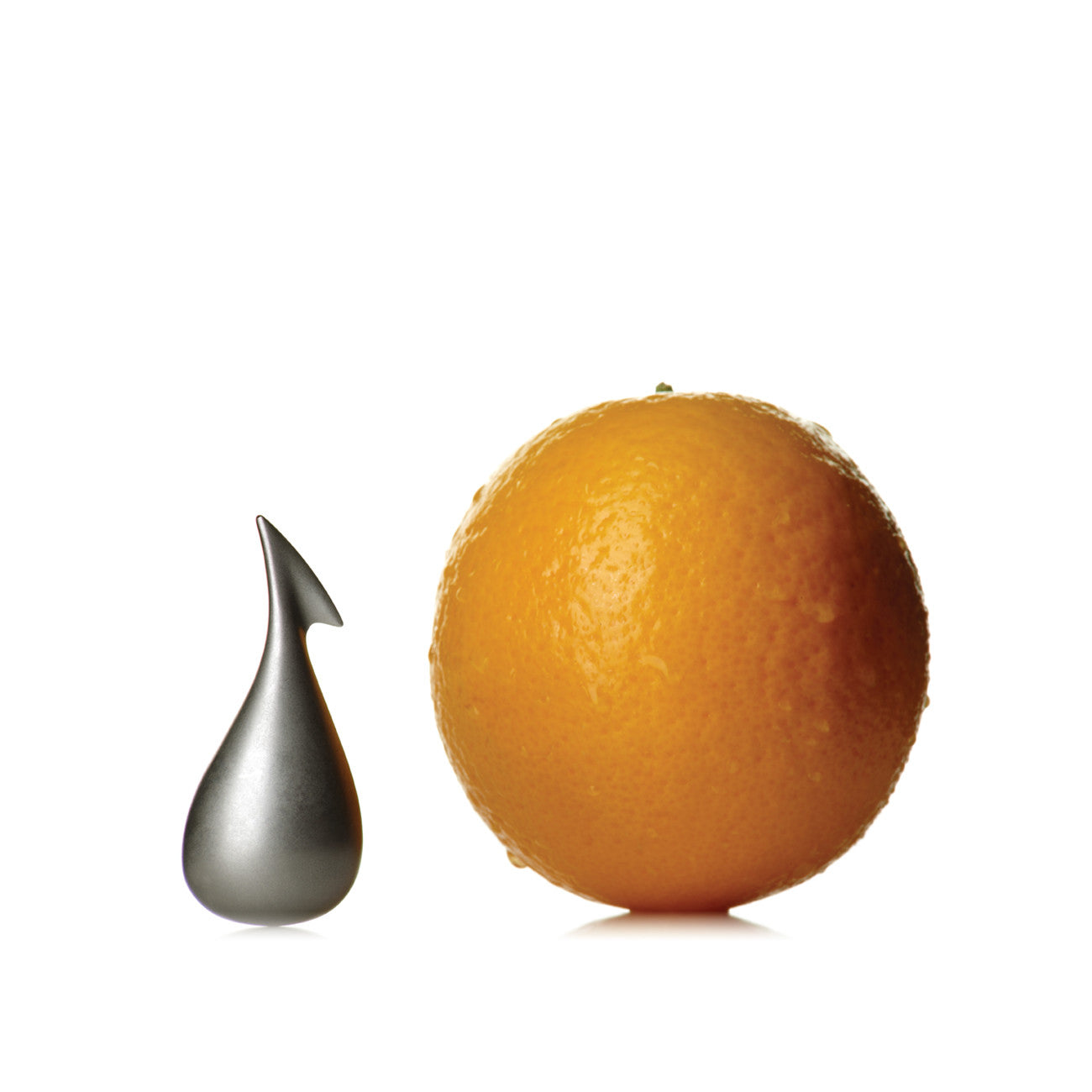Orangefarbener Schäler -Apostrophe Edelstahl
