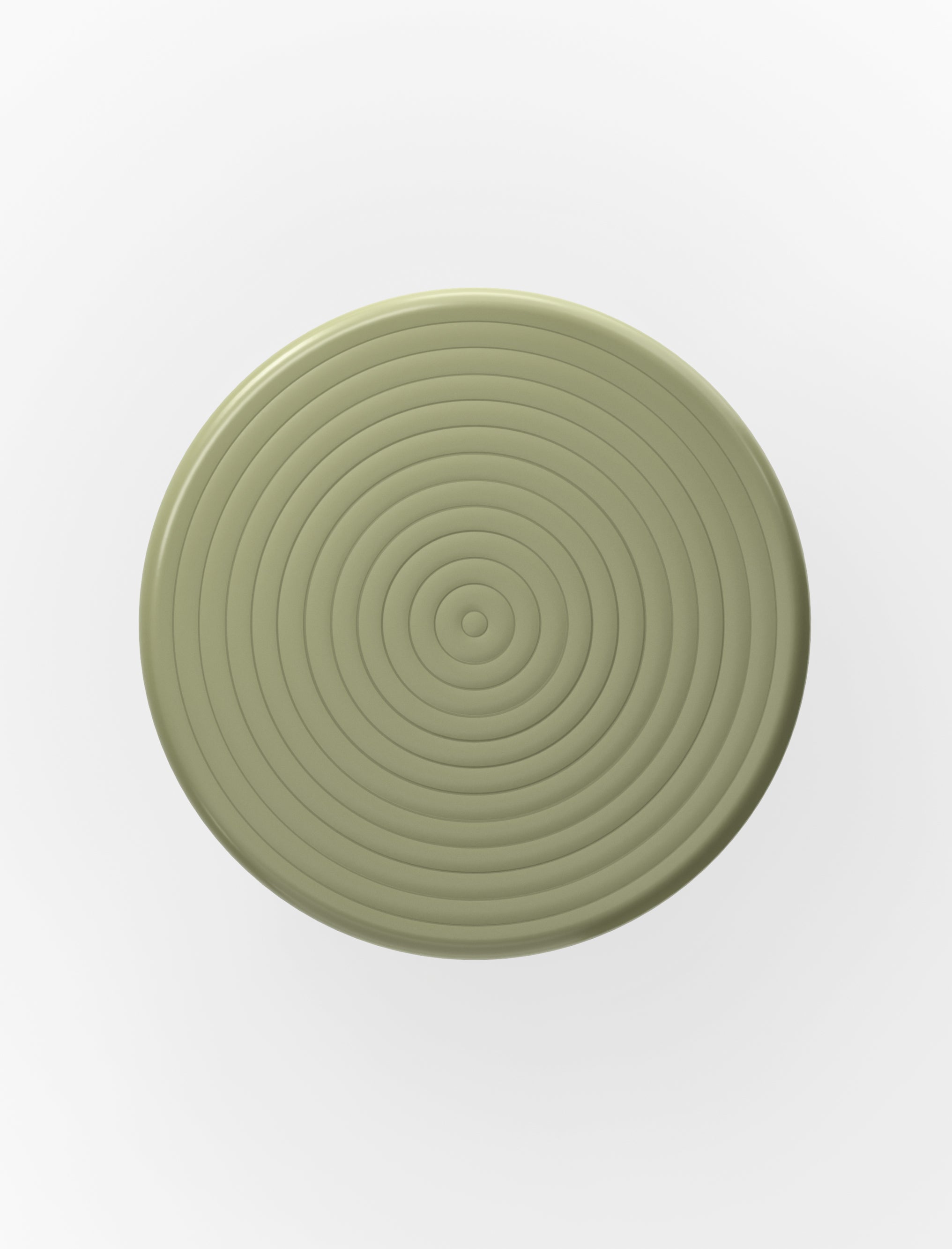 Round outdoor table GROOVE green