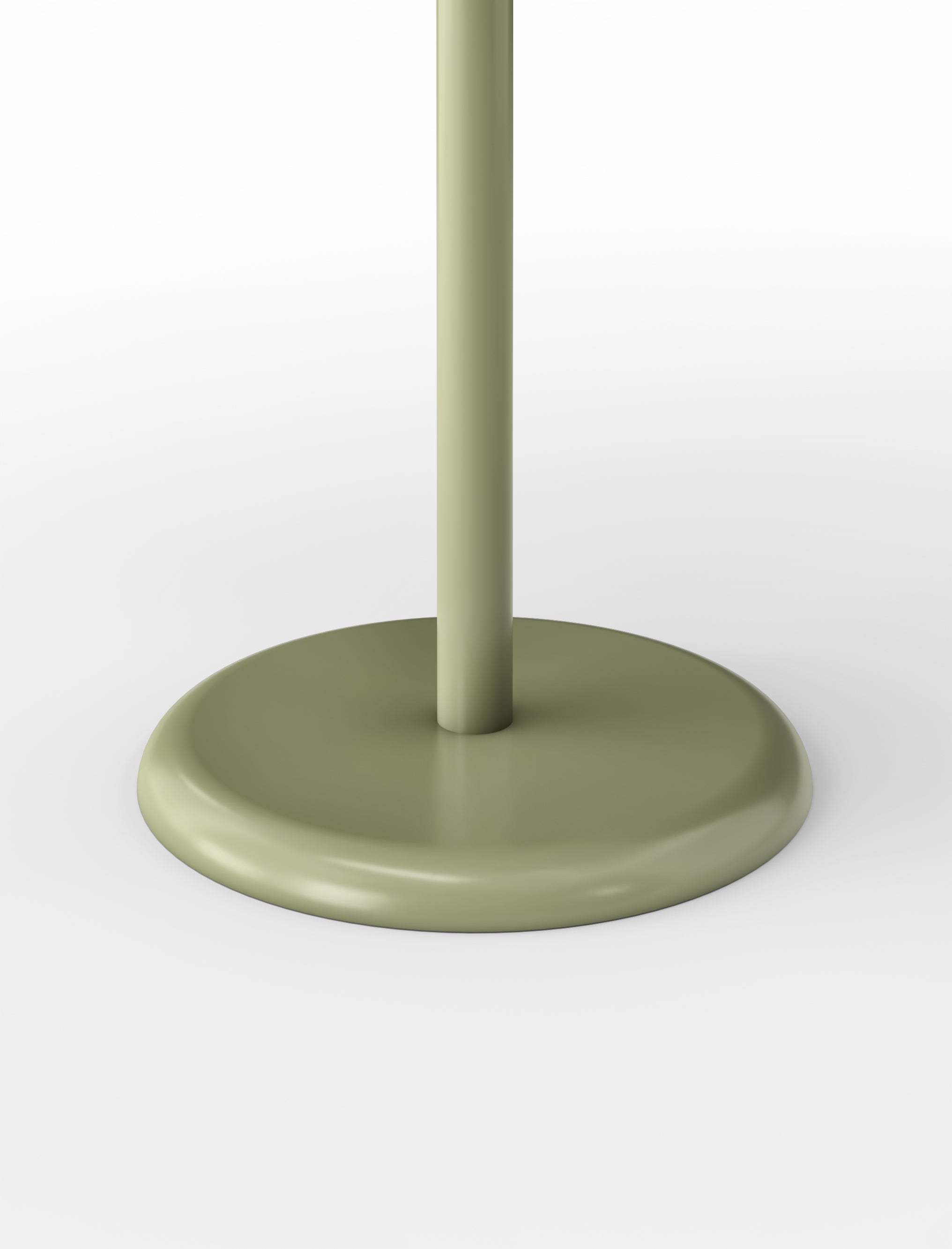 Round outdoor table GROOVE green