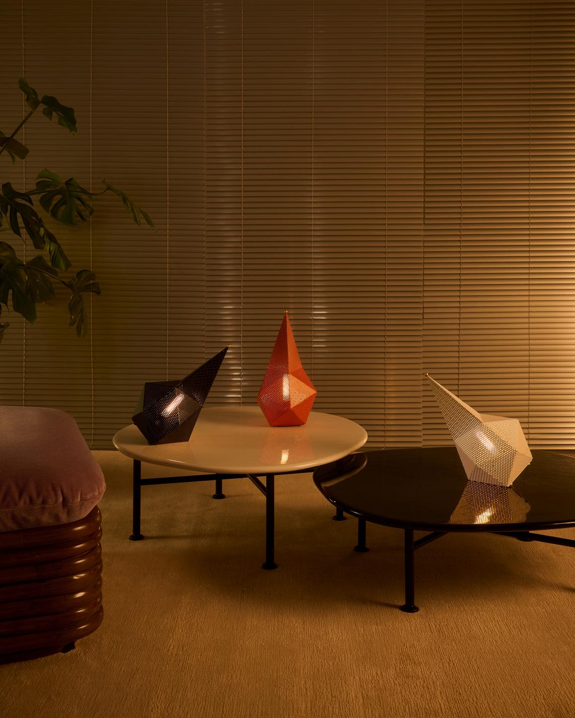 Tragbare Lampe BAGDAD orange