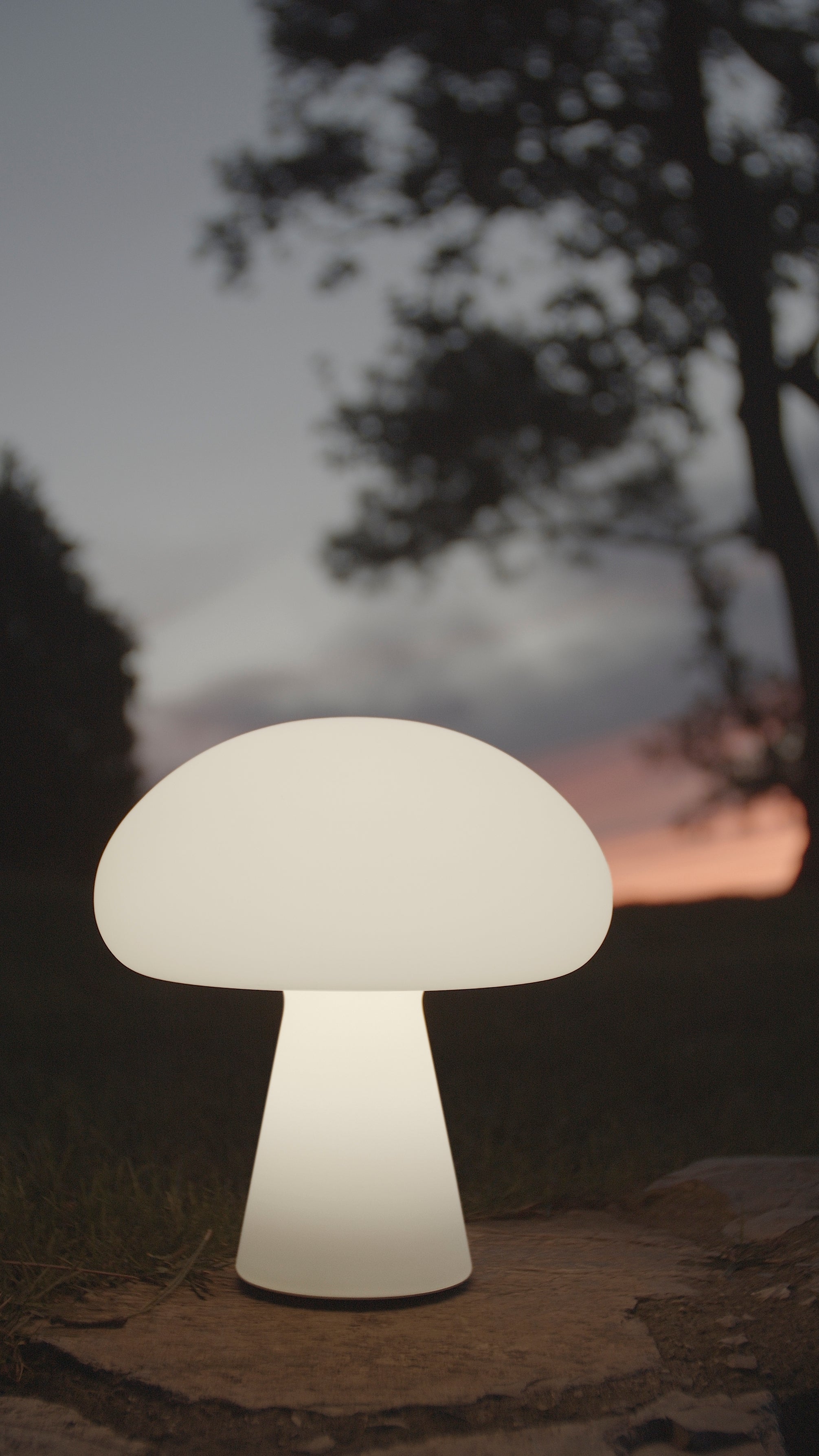 OBELLO Portable Lamp Matte Glass