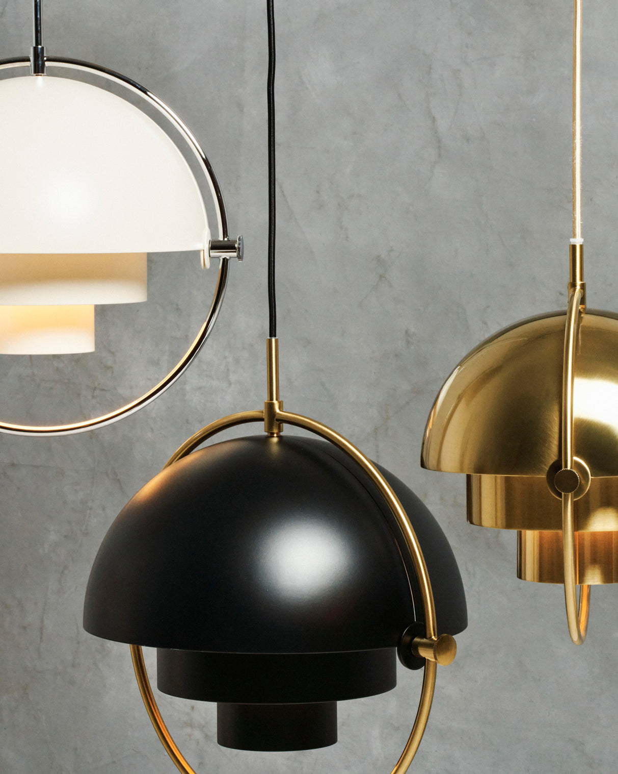 MULTI-LITE Pendelleuchte mattschwarz