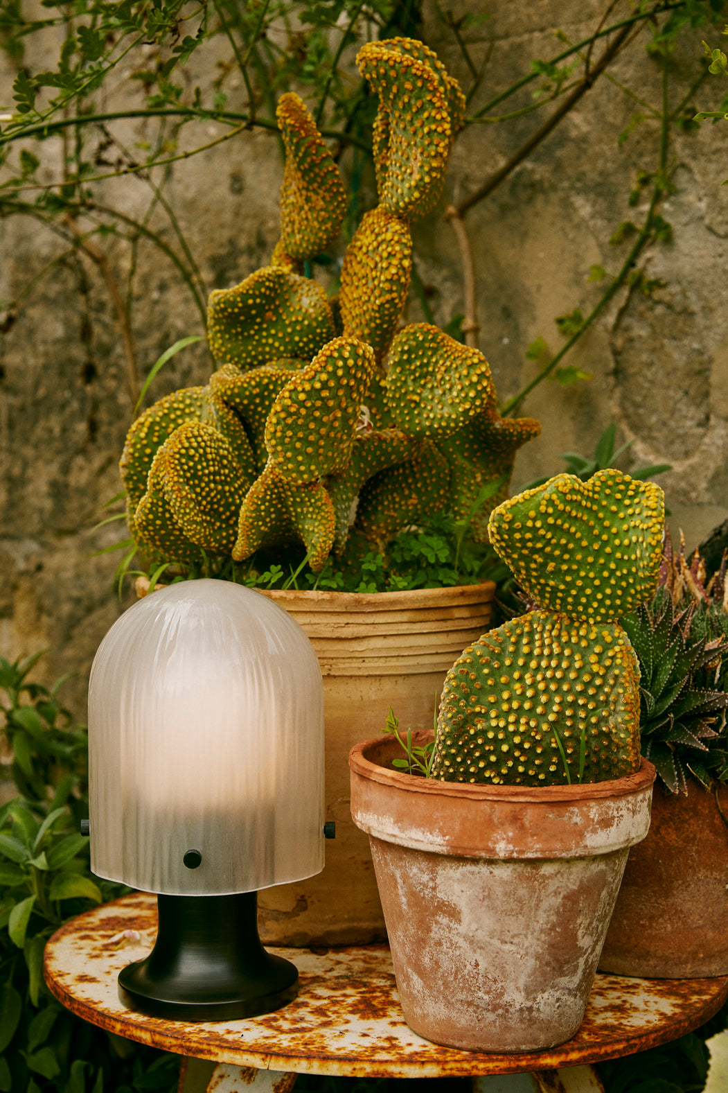 Tragbare Lampe SEINE Glas