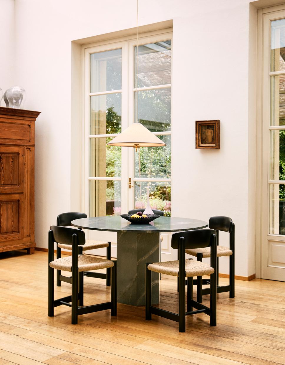 EPIC Green Quartz Round Garden Table