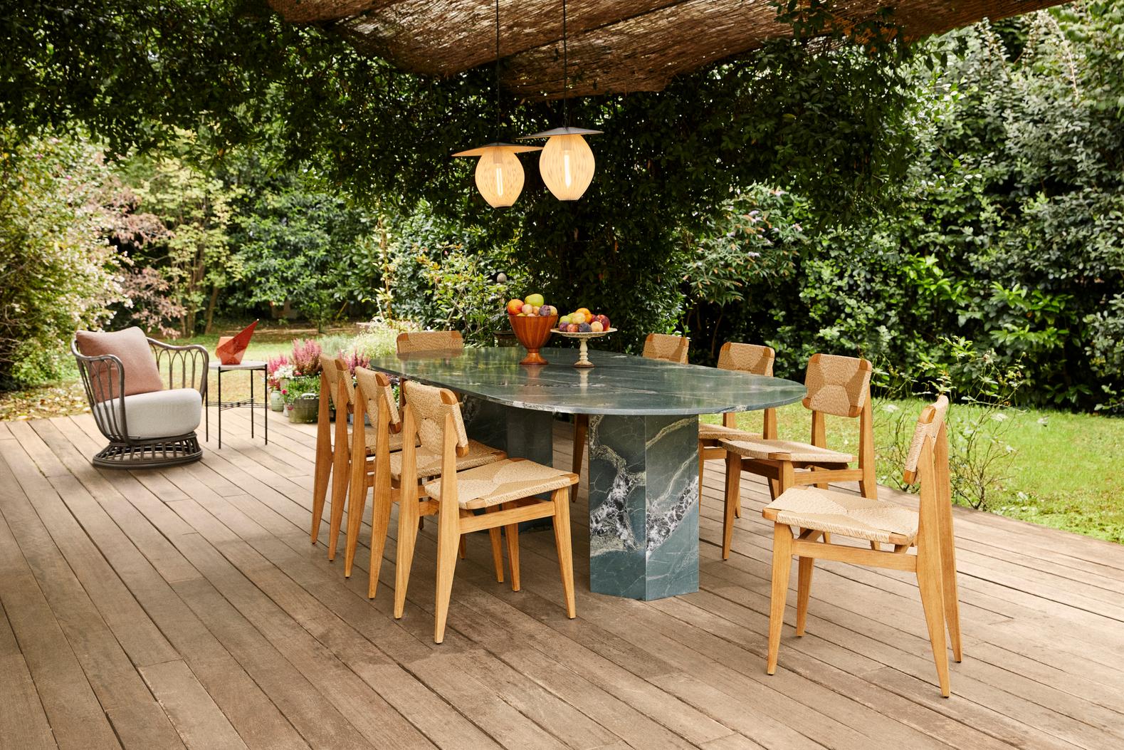 C-CHAIR Gartenstuhl aus Teakholz