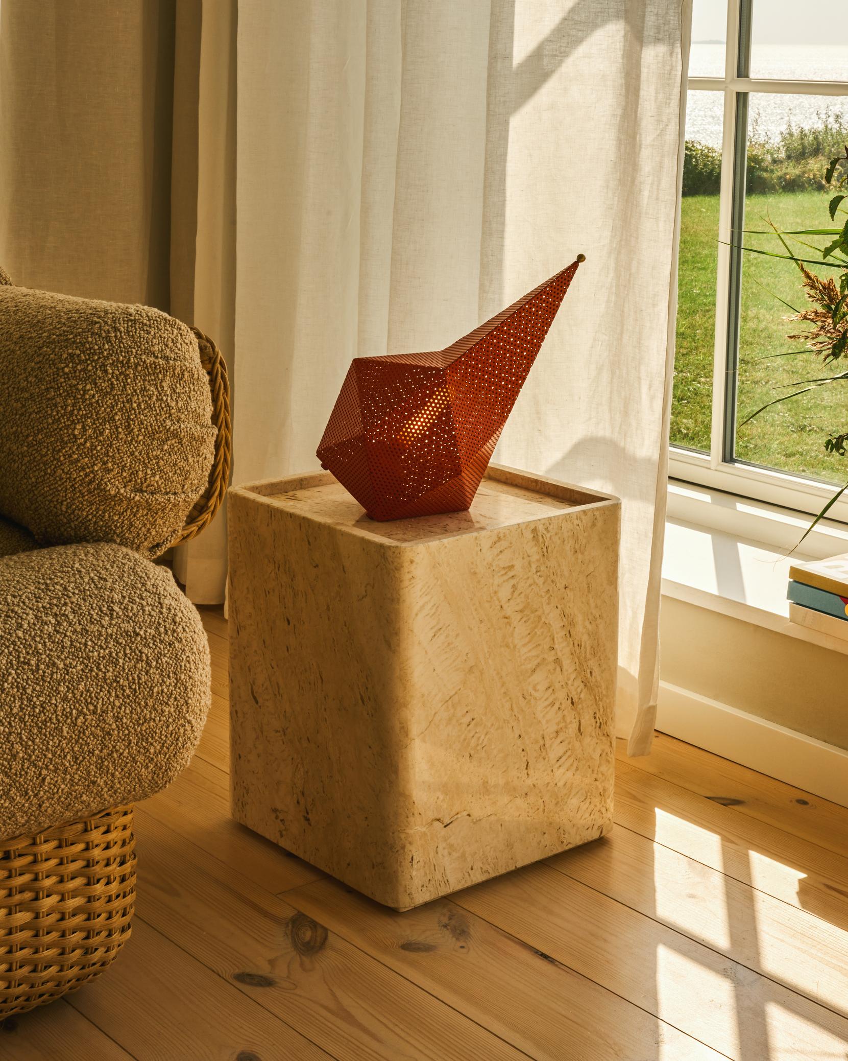 Tragbare Lampe BAGDAD orange