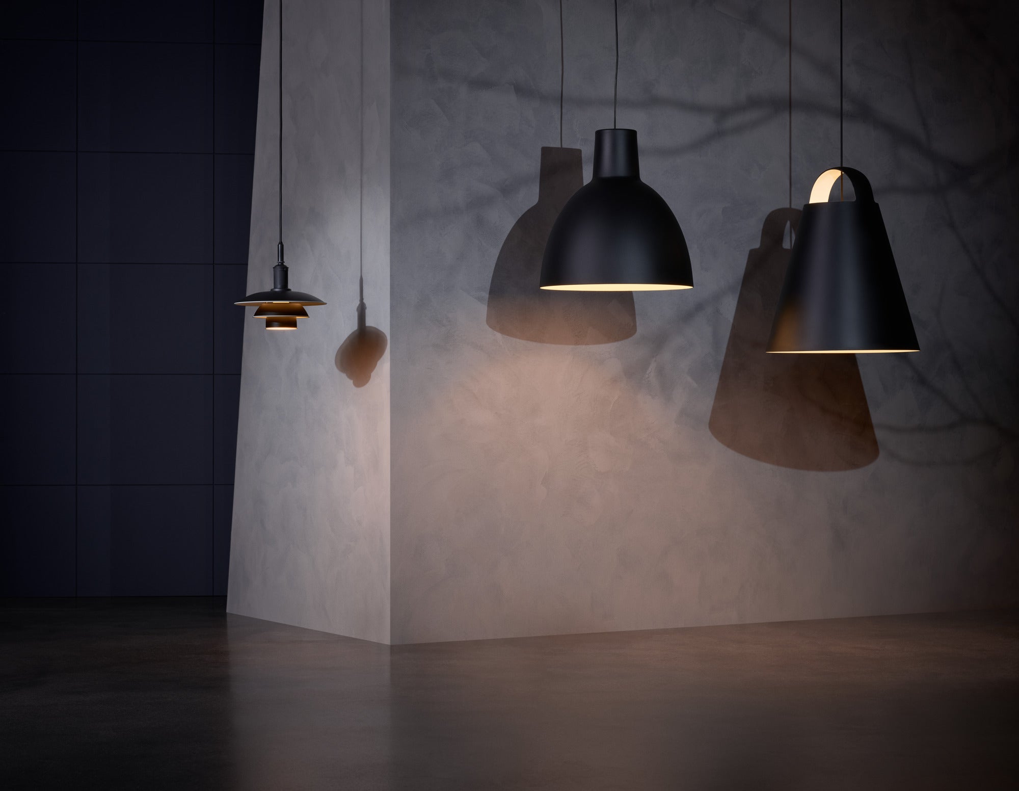 ABOVE black pendant lamp