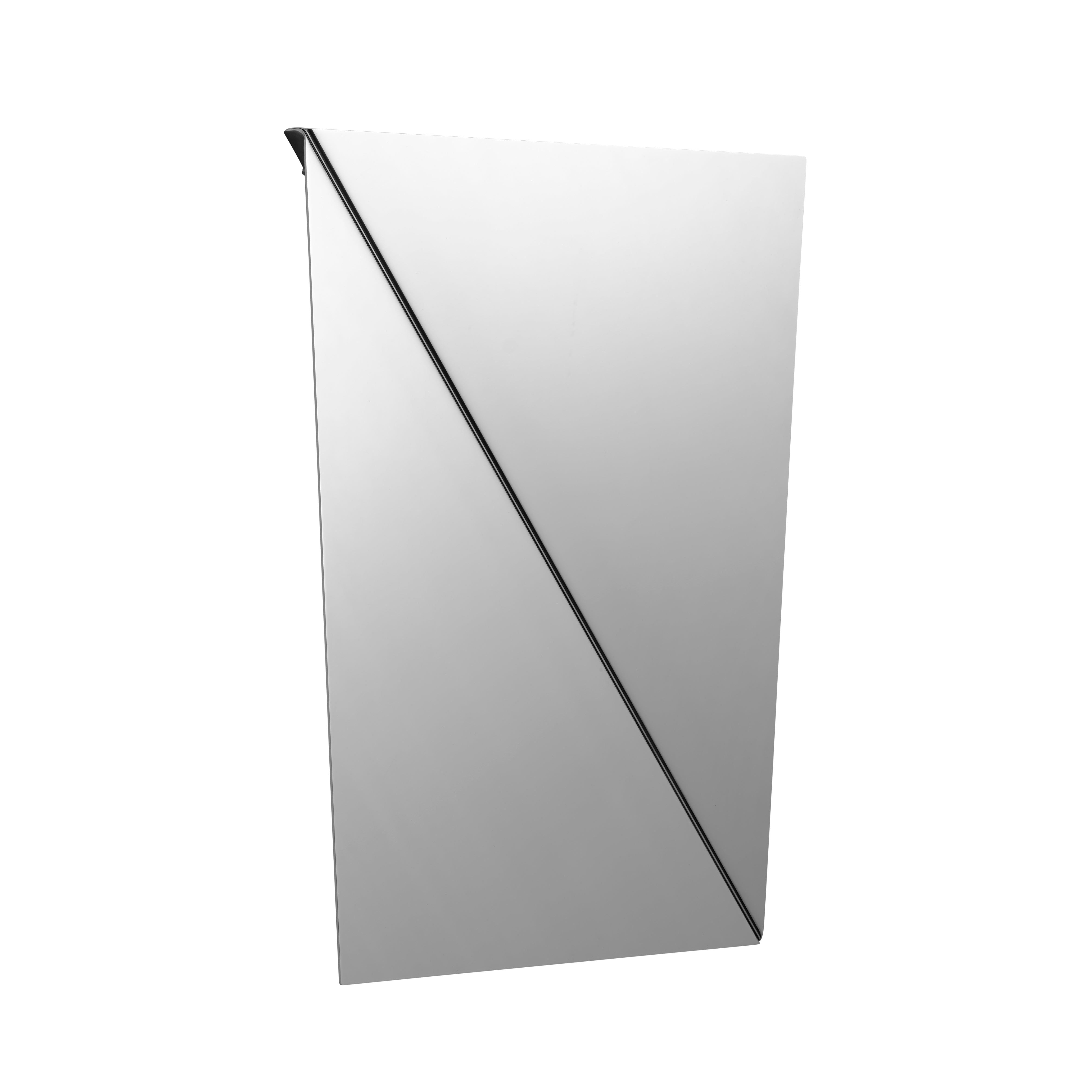 GAZE Polished Steel Mirror