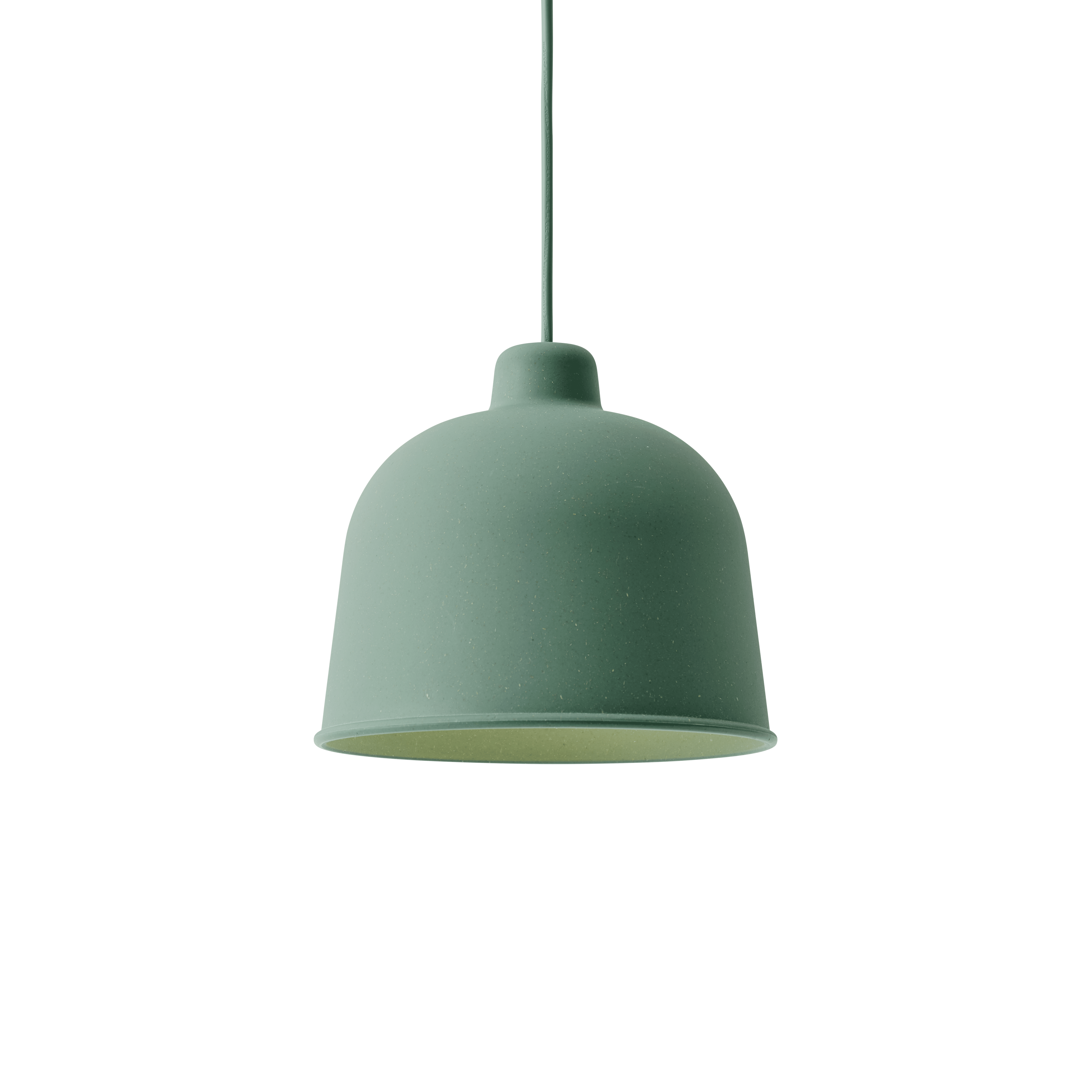 Hanging lamp GRAIN dirty green