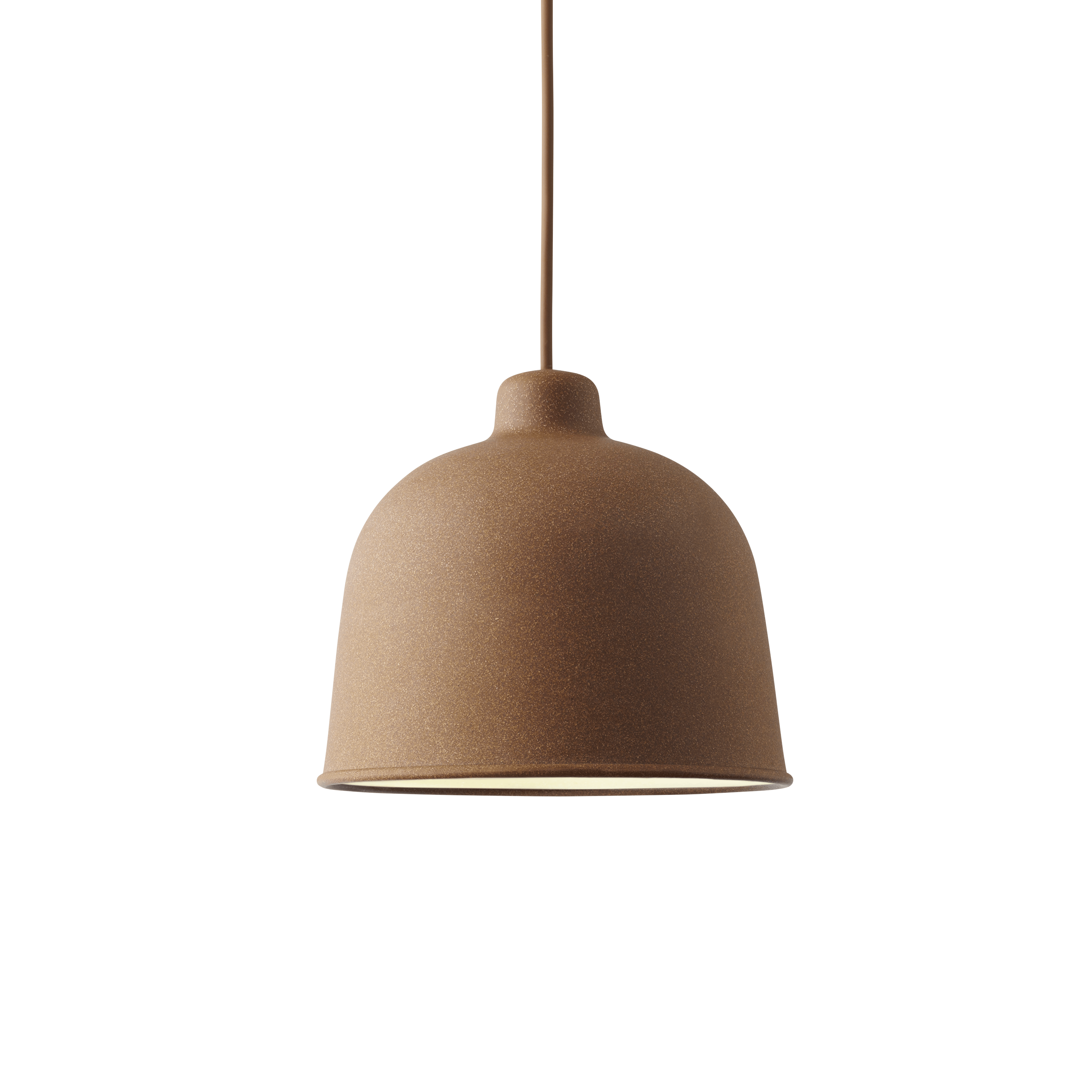 Hanging lamp GRAIN brown