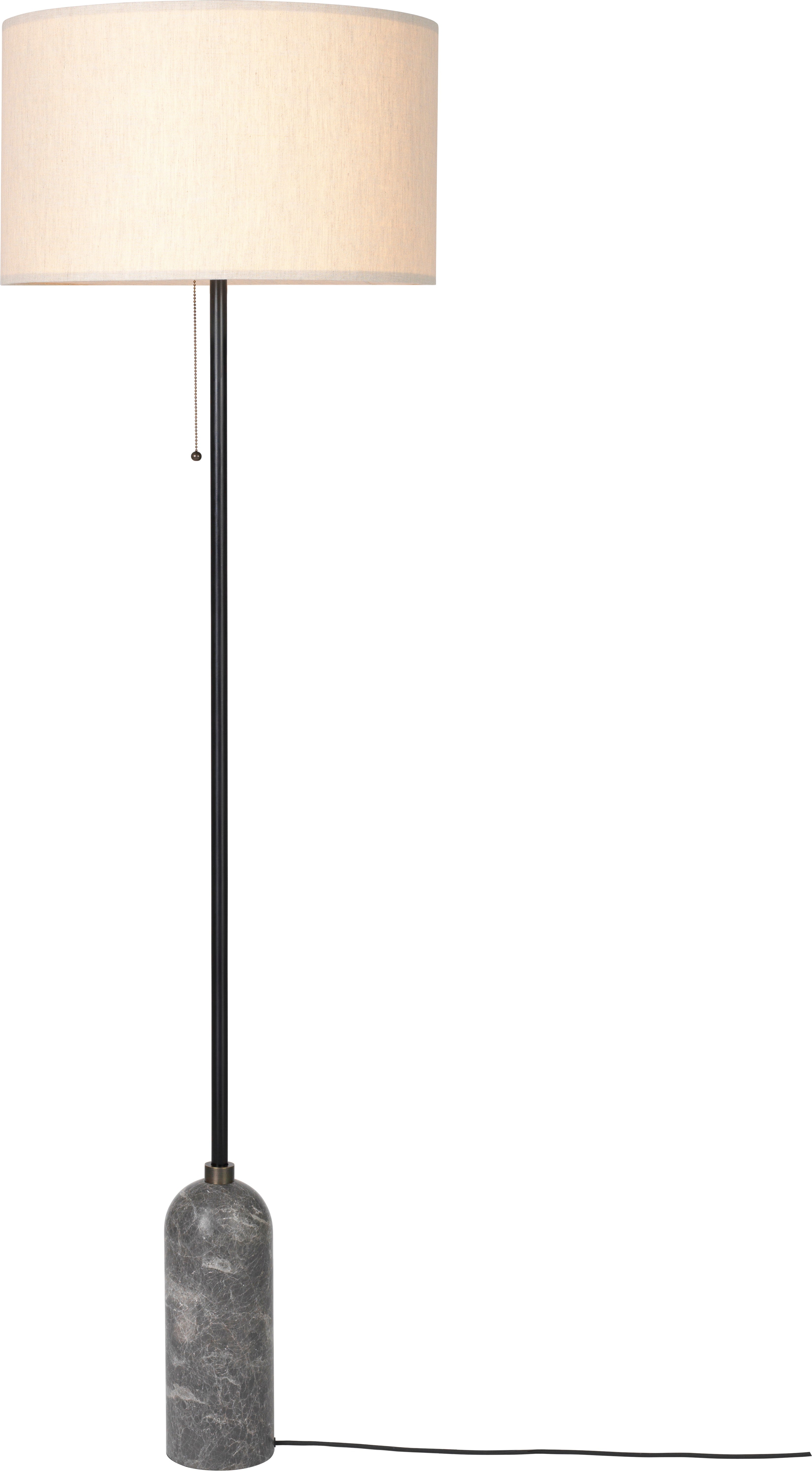 Stehlampe GRAVITY grauer Marmor