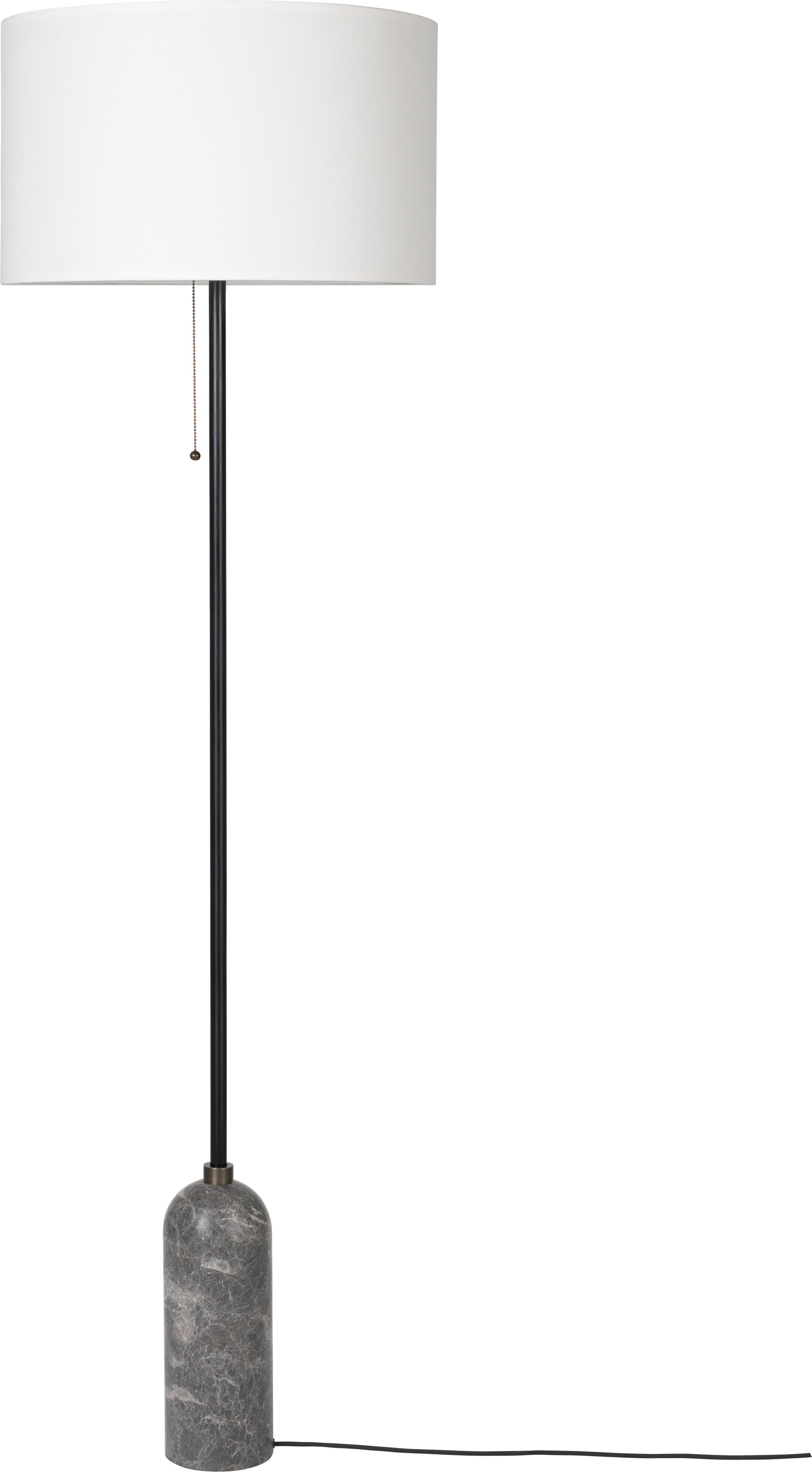 Stehlampe GRAVITY grauer Marmor