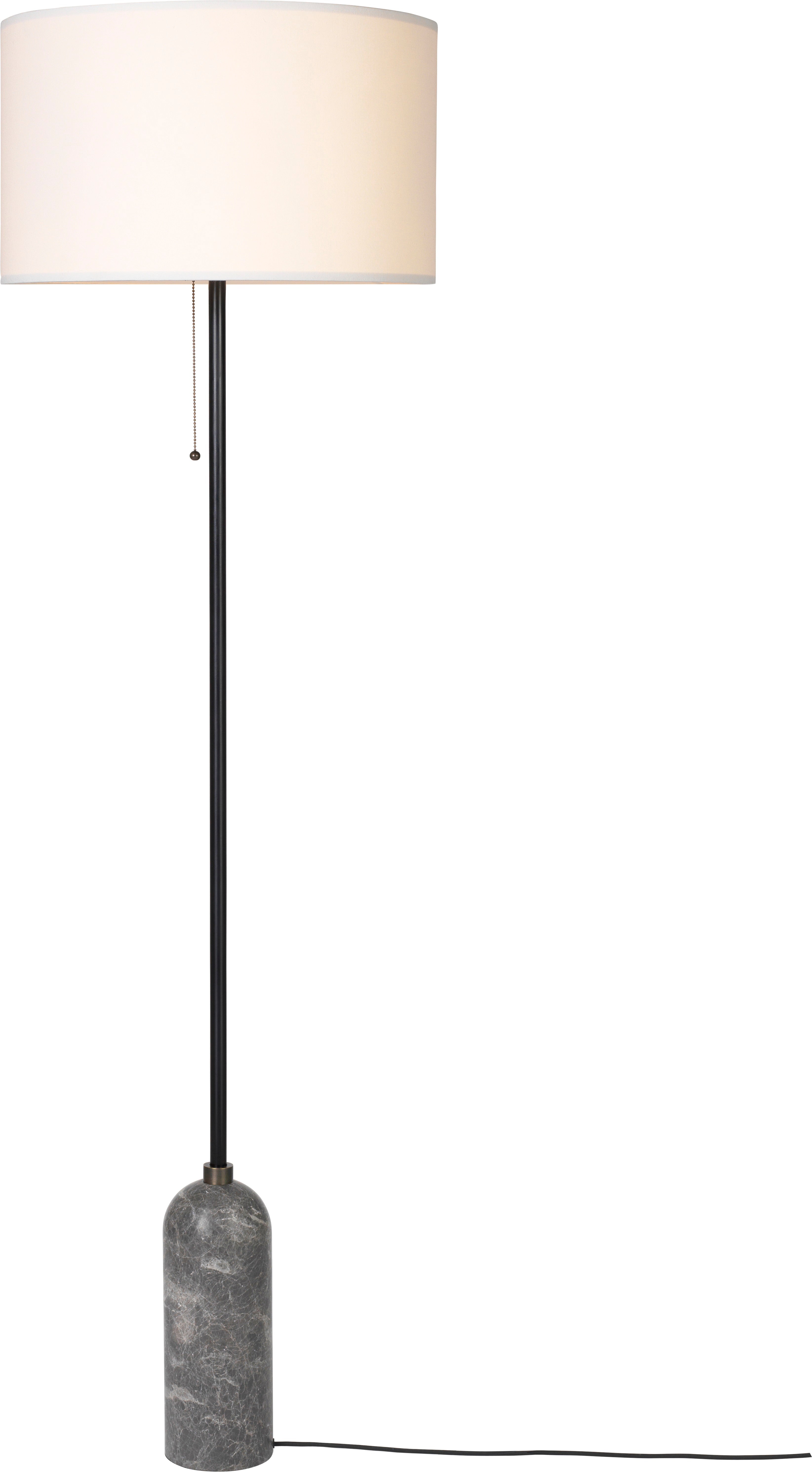 Stehlampe GRAVITY grauer Marmor