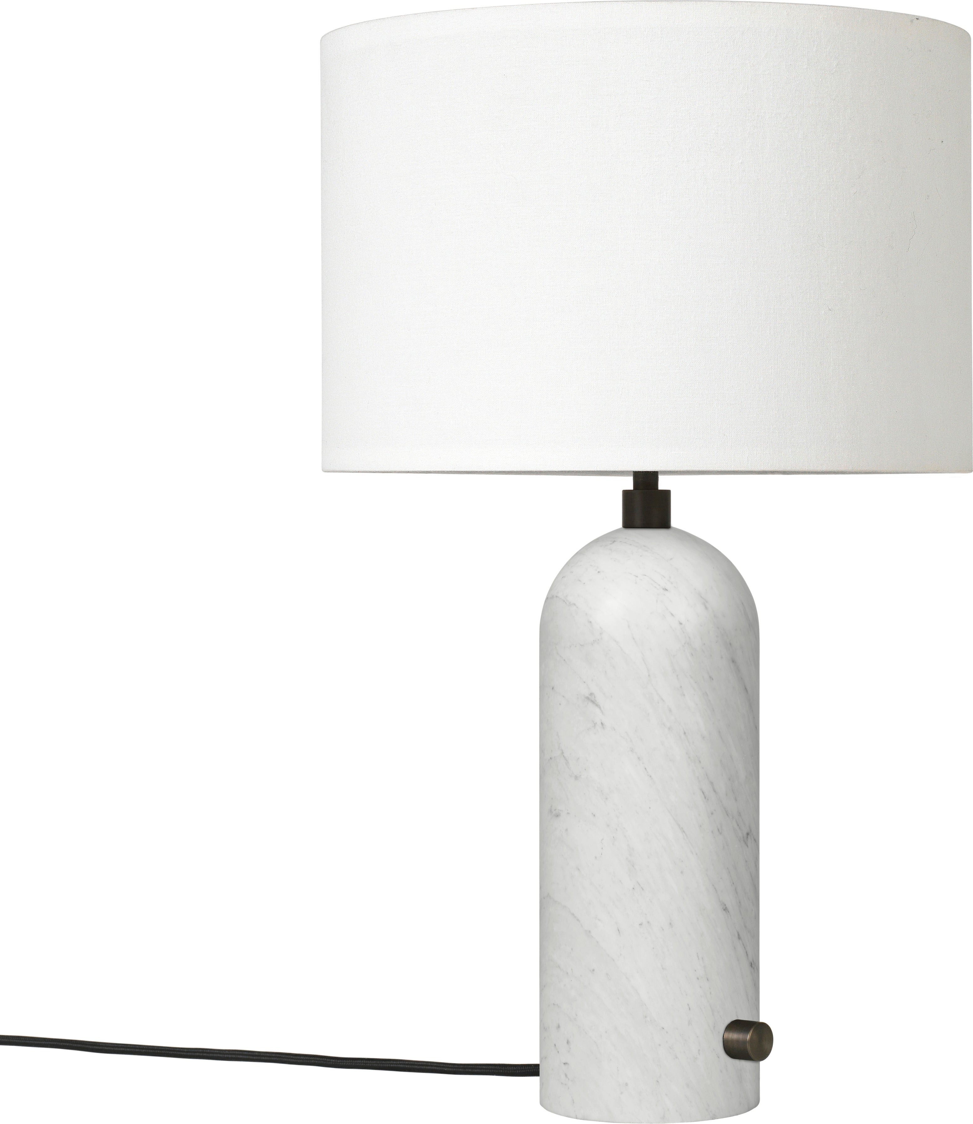 Tischlampe GRAVITY weißer Marmor