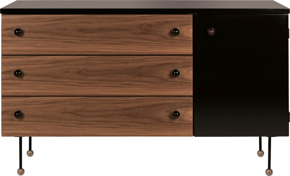 Kommode 62 in Nussbaum furniert