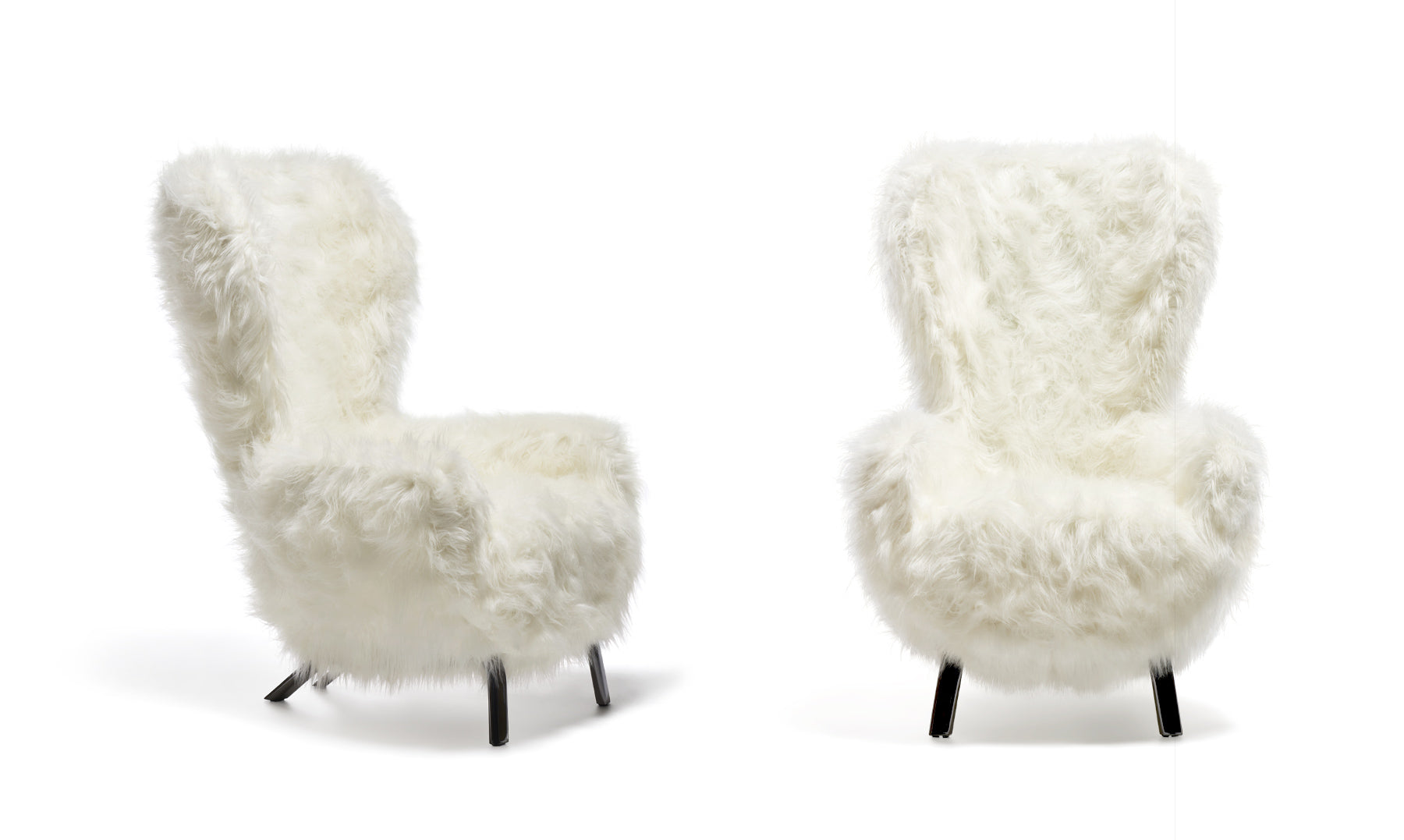 GUELFO FUR Armchair White