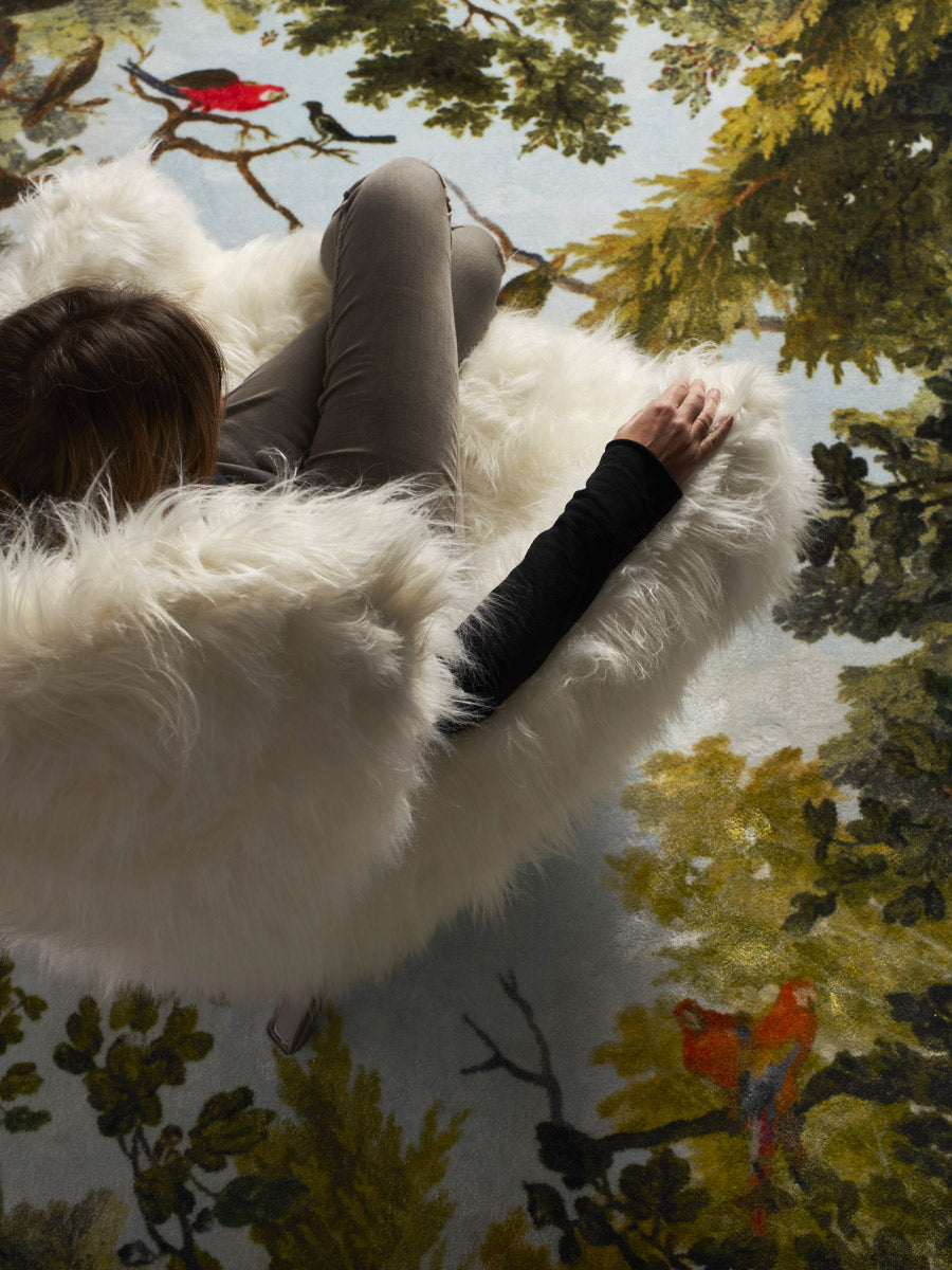 GUELFO FUR Armchair White