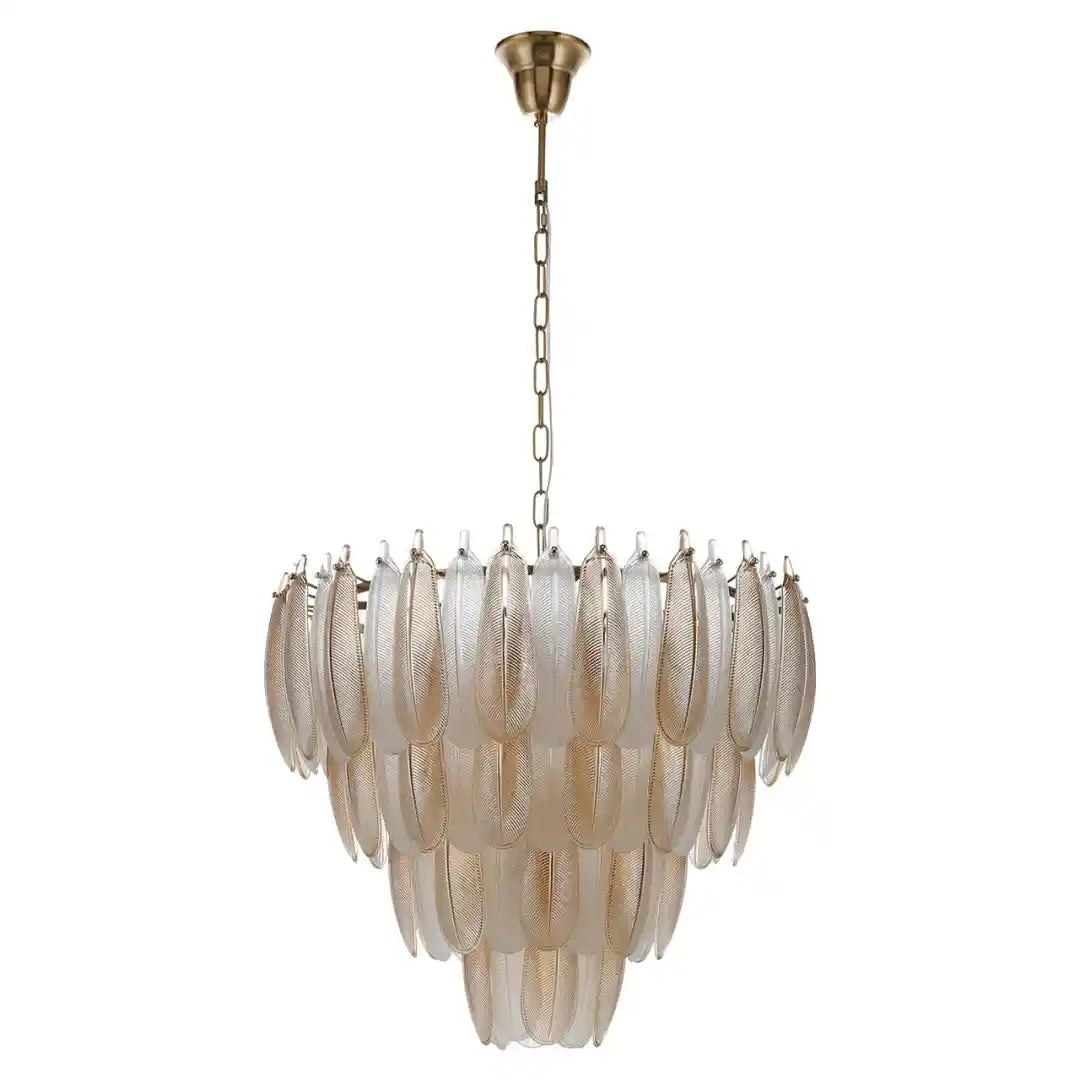 Glaskronleuchter CHLOE gold