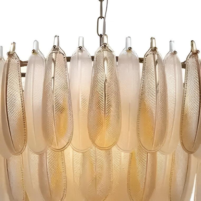 Glaskronleuchter CHLOE gold
