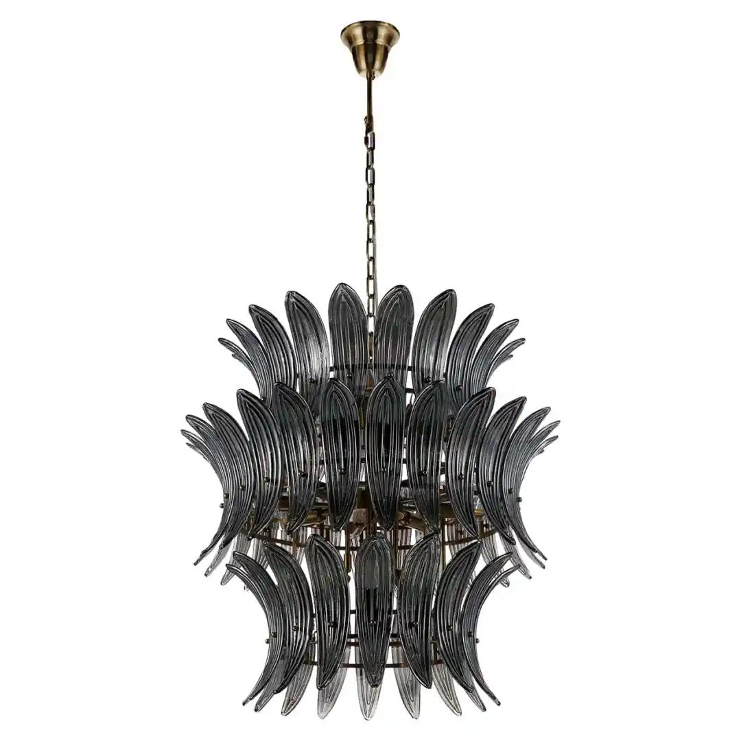 Salina Pendelleuchte mit rauchigem Glas