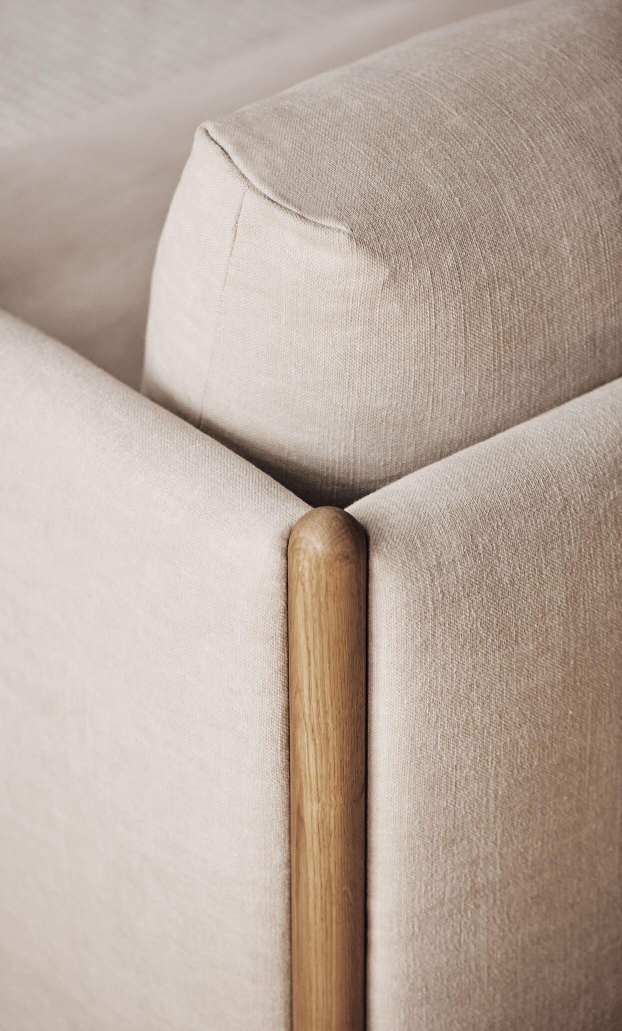 3-Personen-Sofa Hayden Oak Basis