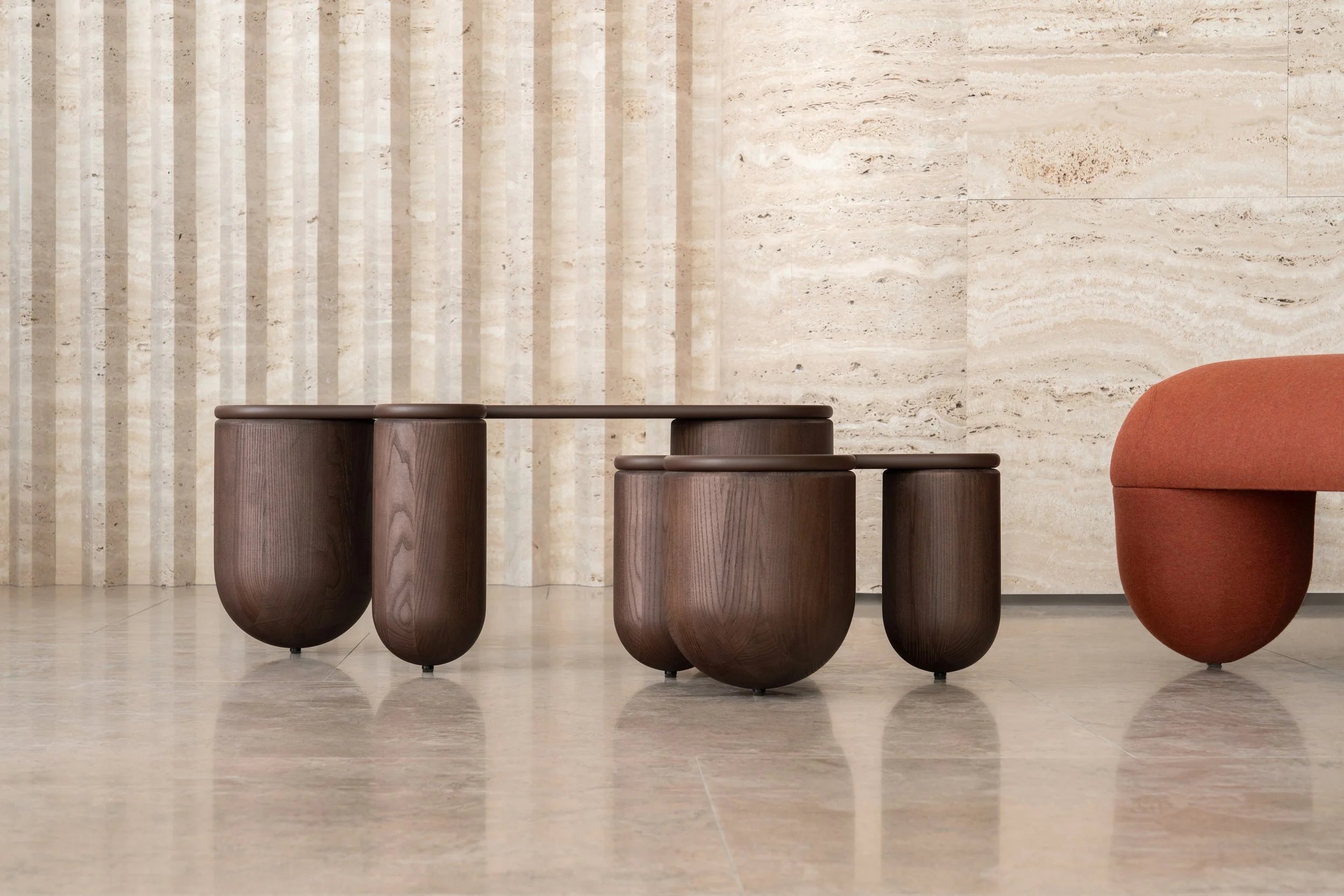 HELLO 2 Brown Ash Coffee Table