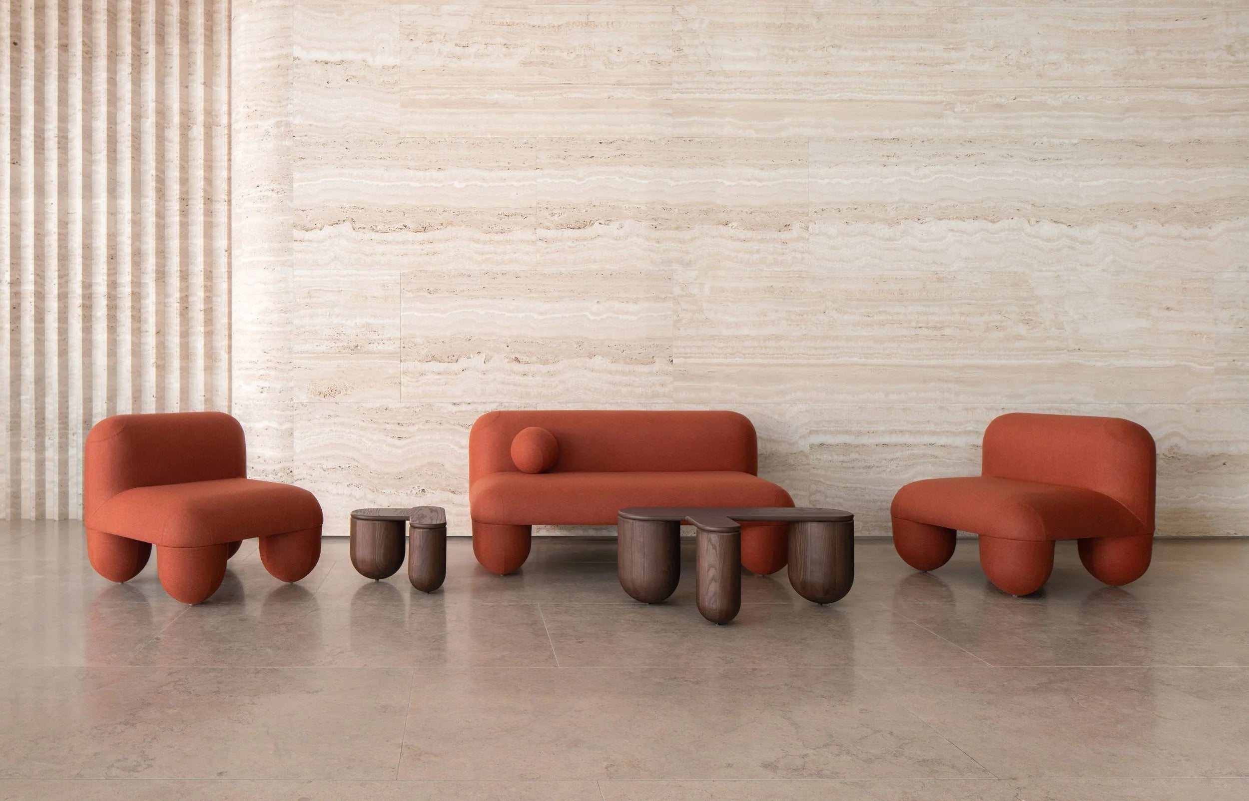 Upholstered HELLO LOW Armchair
