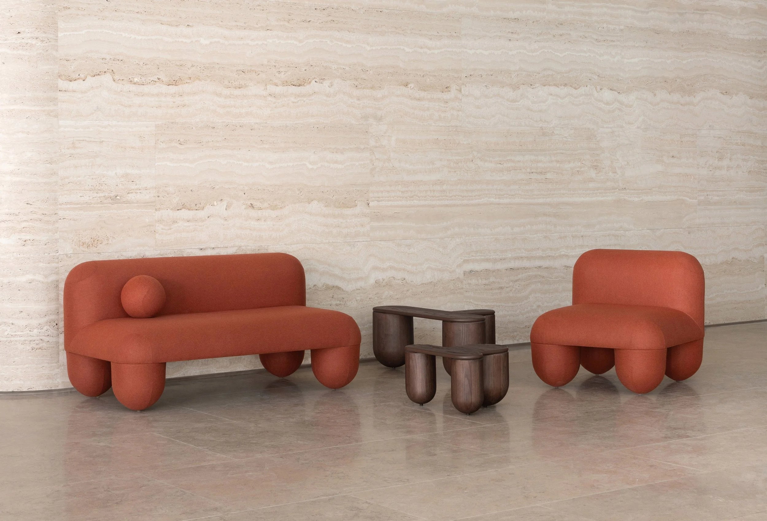 Upholstered HELLO LOW Armchair