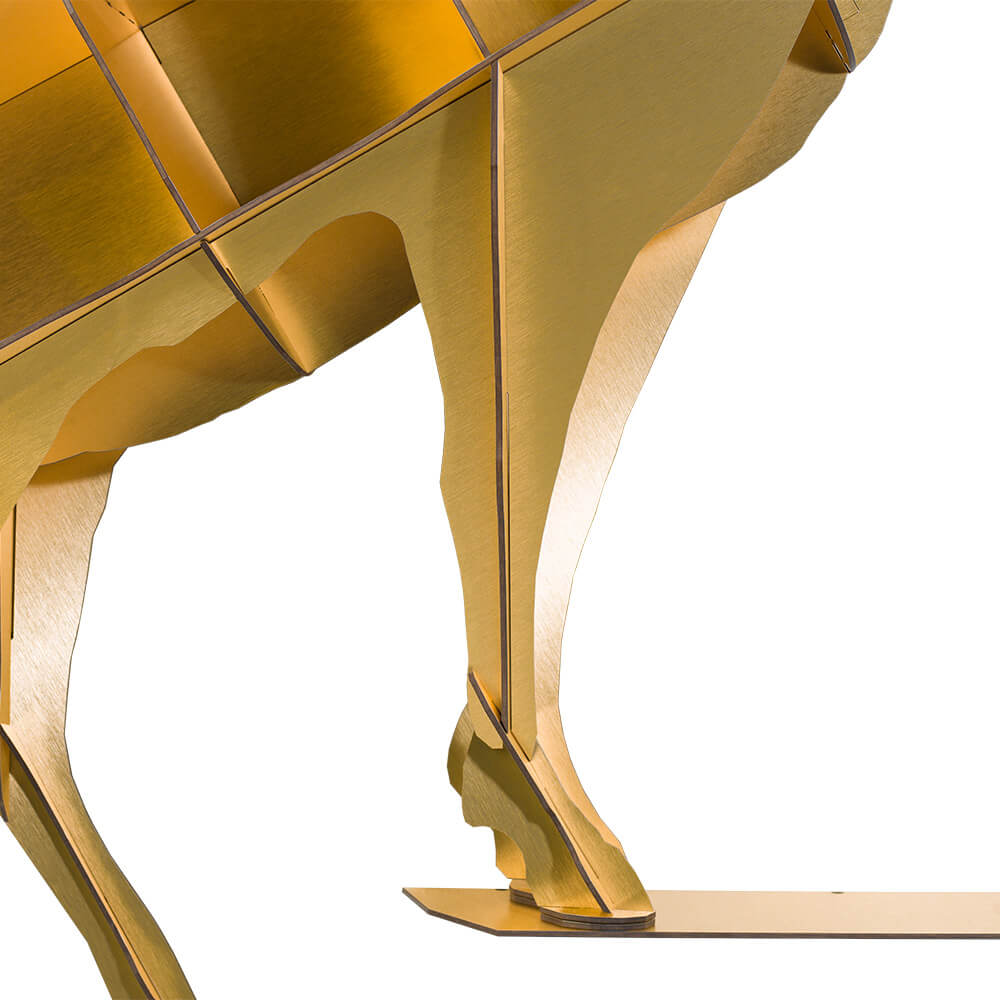 HORACE gold wall shelf