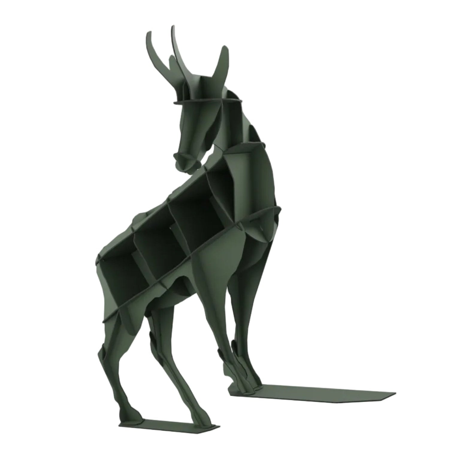 HORACE dark green wall shelf