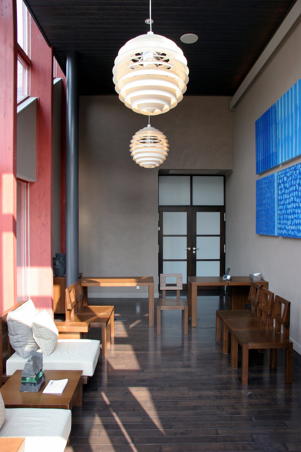 PH LOUVRE white pendant lamp