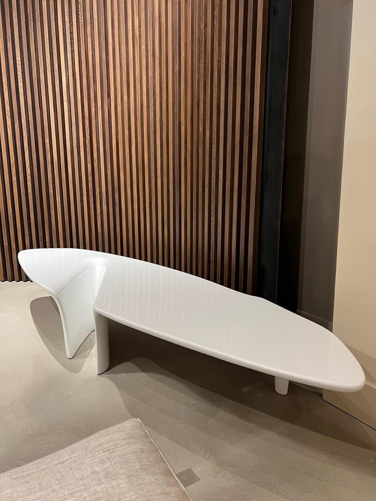 Waterfall blue coffee table