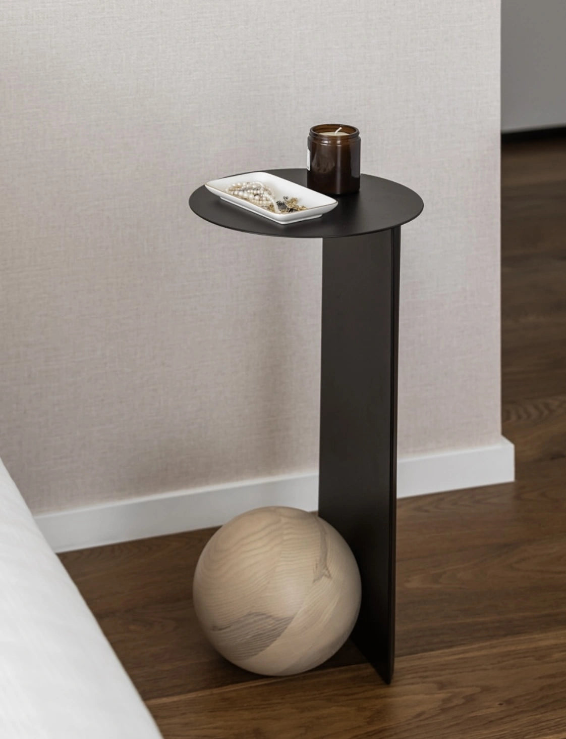 SION Side Table in Steel and Wood