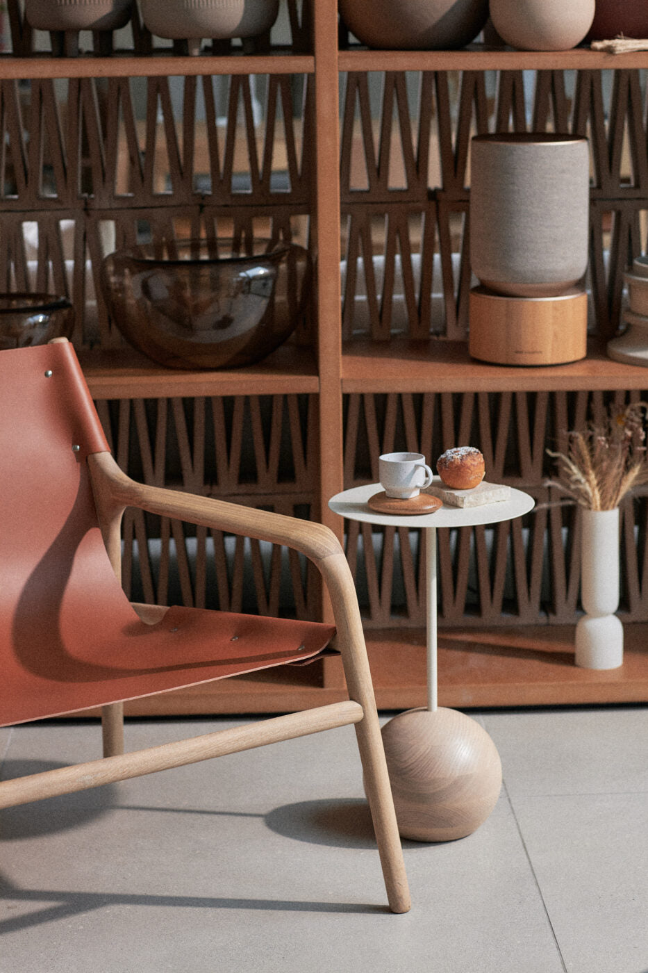 SU Coffee Table Wood and Steel