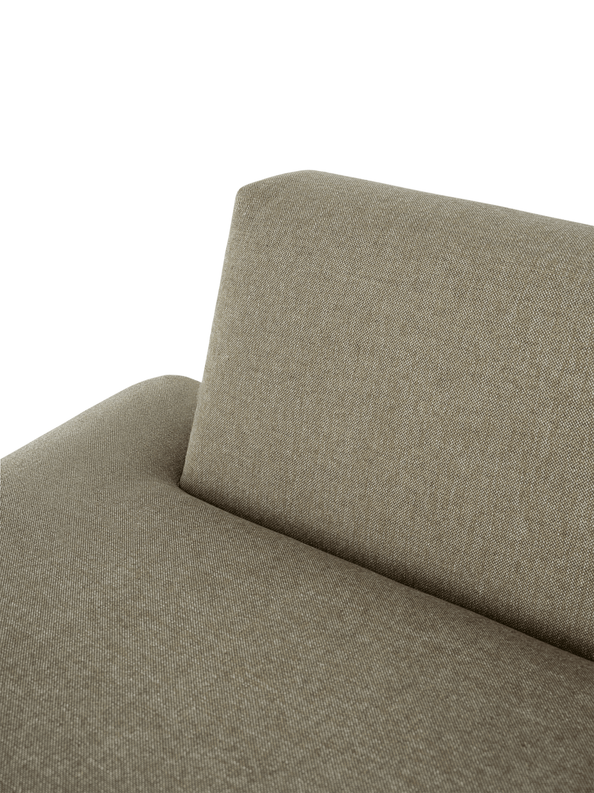 2-Seater Open Right-Arm Sofa IN SITU Upholstered